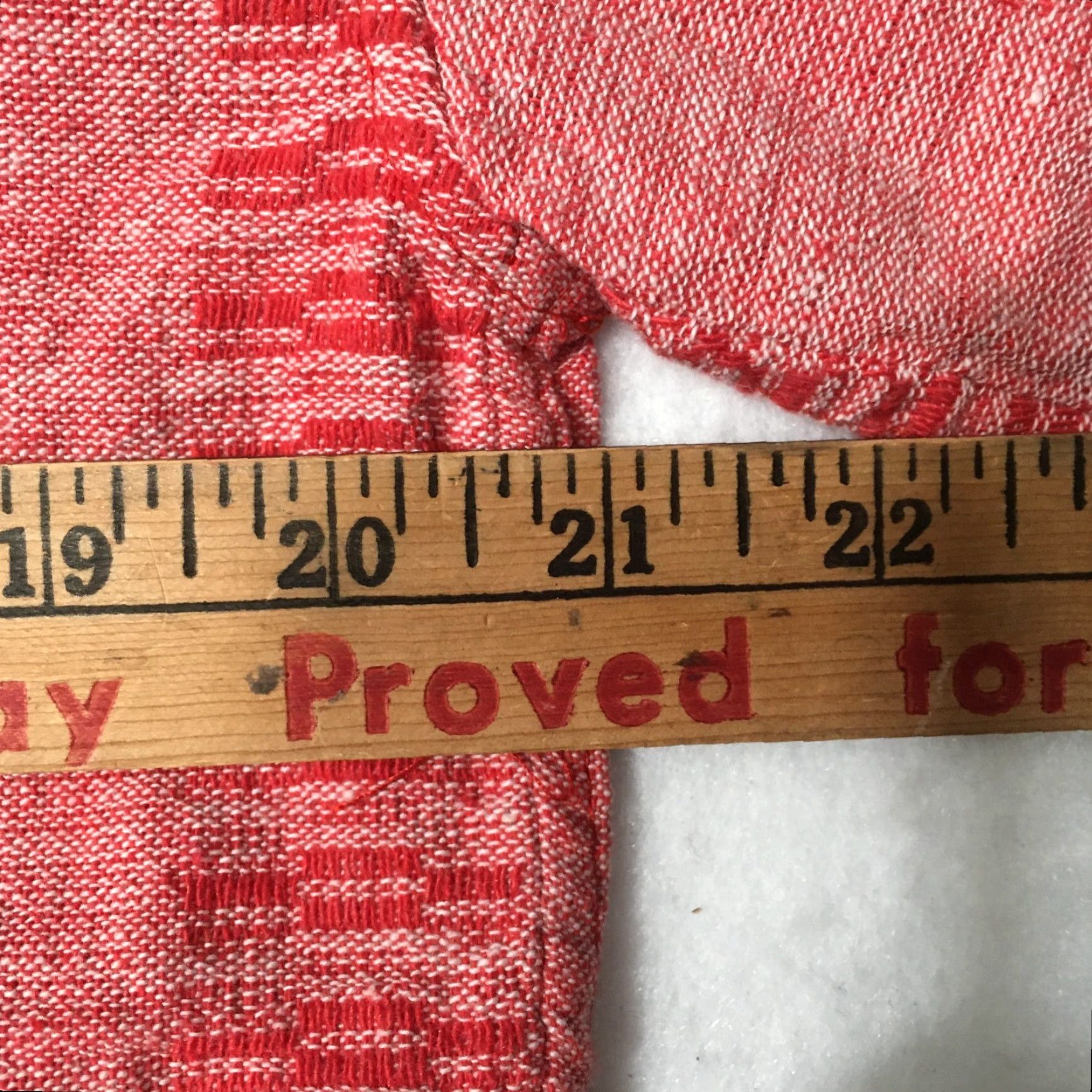 Vintage VINTAGE Herringbone Shirt XL Slim Button-Up Casual Men Short Sleeve Collared Spread Knit/Blends Shirt Size US XL / EU 56 / 4 - 5 Thumbnail