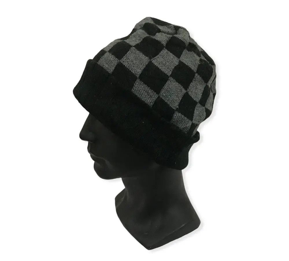 Japanese Brand Japanese Brand Plaid Tartan Beanie Hat Size ONE SIZE - 1 Thumbnail