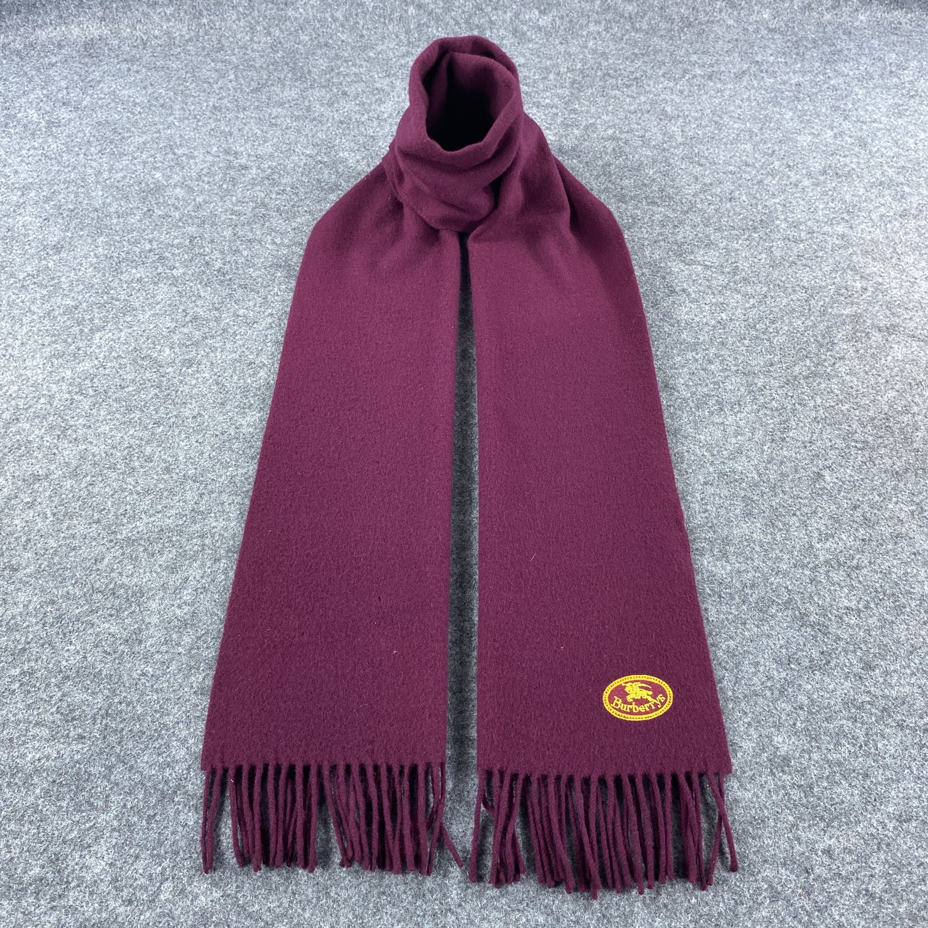 Burberry × Vintage Burberrys Scarf # Muffler # Neckwear # D503 Size ONE SIZE - 1 Thumbnail