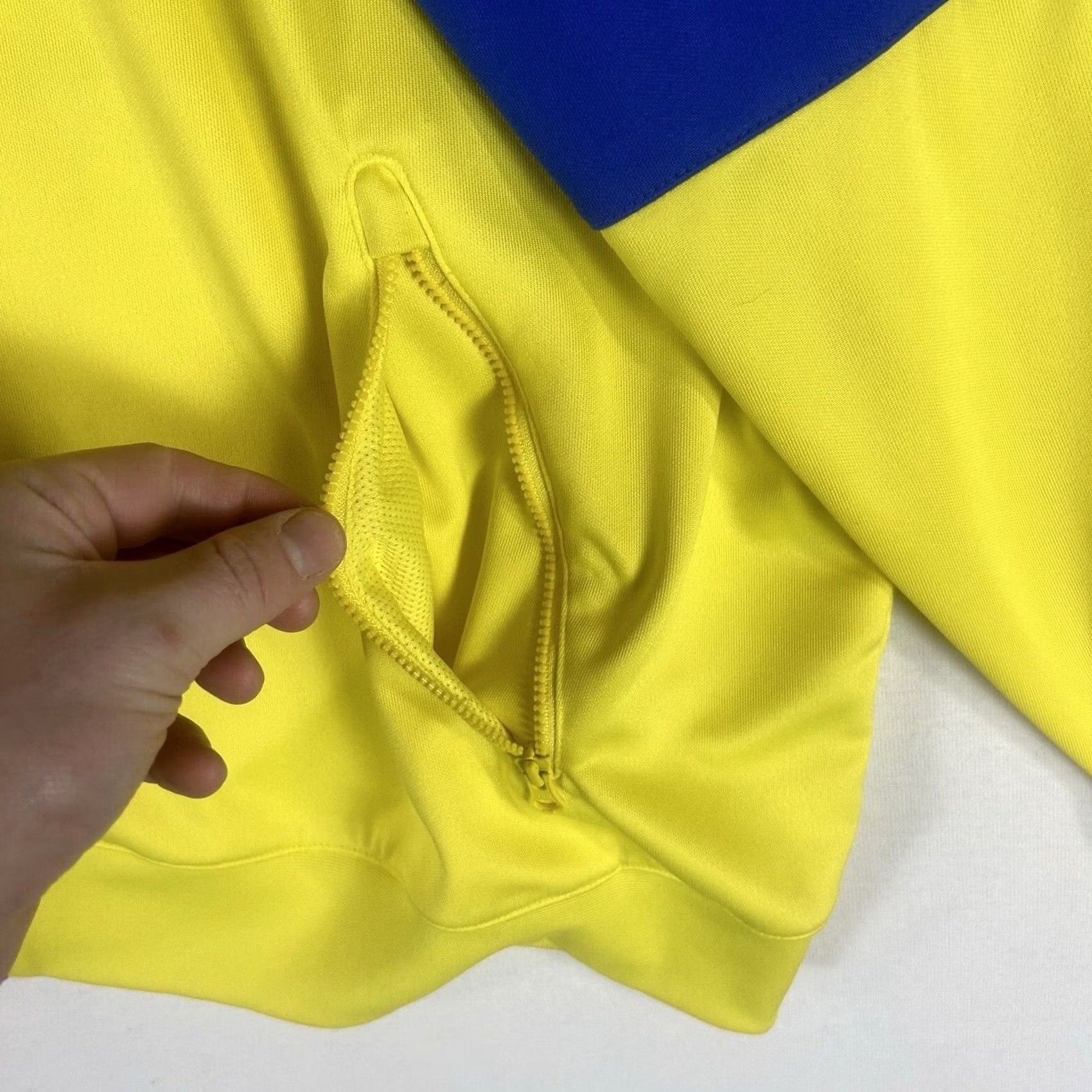 Nike Nike Windrunner Jacket Mens XL Yellow Blue Colorblock Full Zip Pockets Hood Logo Size US XL / EU 56 / 4 - 6 Thumbnail