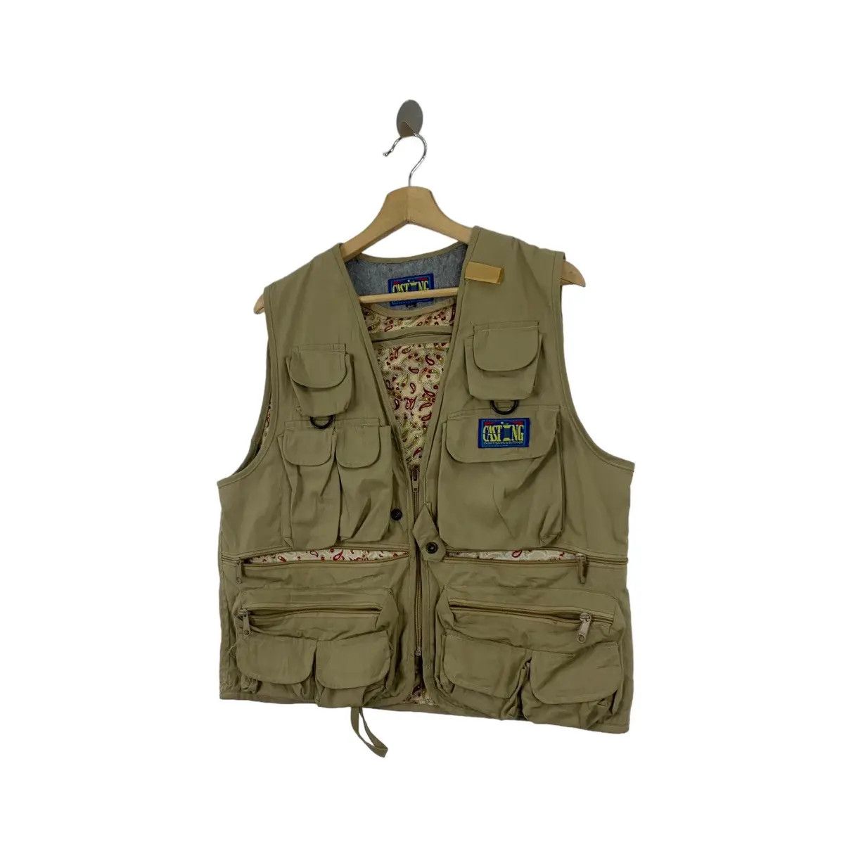 Vintage Vintage CASTING PAISLEY Outdoor Fishing Technical Vest Size US L / EU 52-54 / 3 - 6 Thumbnail