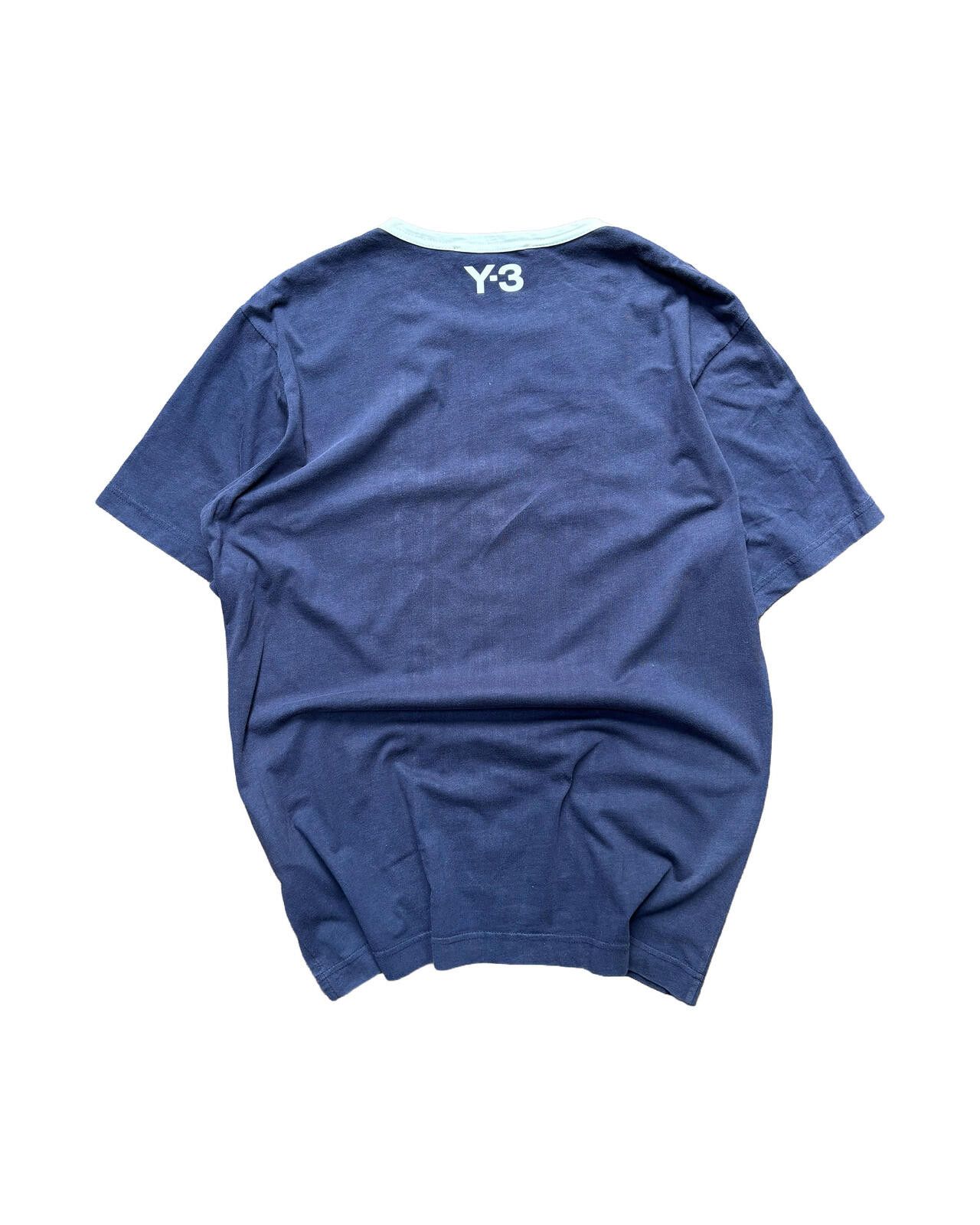 Yohji Yamamoto Y-3 Yohji Yamamoto Stripe T Shirt Navy Medium Size US M / EU 48-50 / 2 - 3 Thumbnail