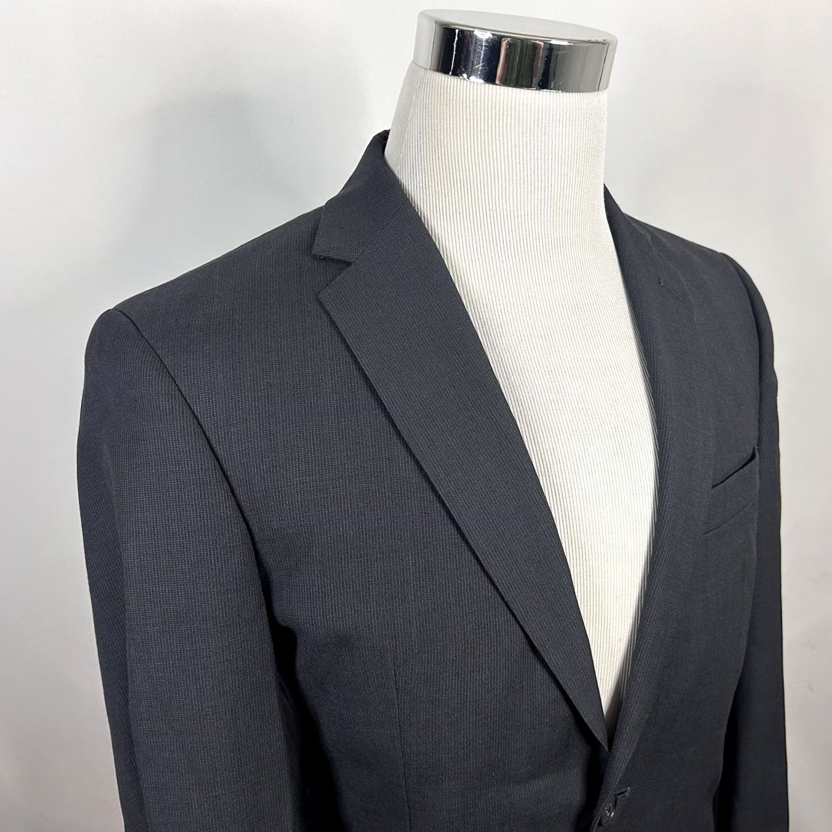 Jos. A. Bank Jos. A. Bank 36R Slim Fit Sport Coat Wool Gray Knit Two-Button Double-Vented Men’s Size US XS / EU 42 / 0 - 2 Thumbnail