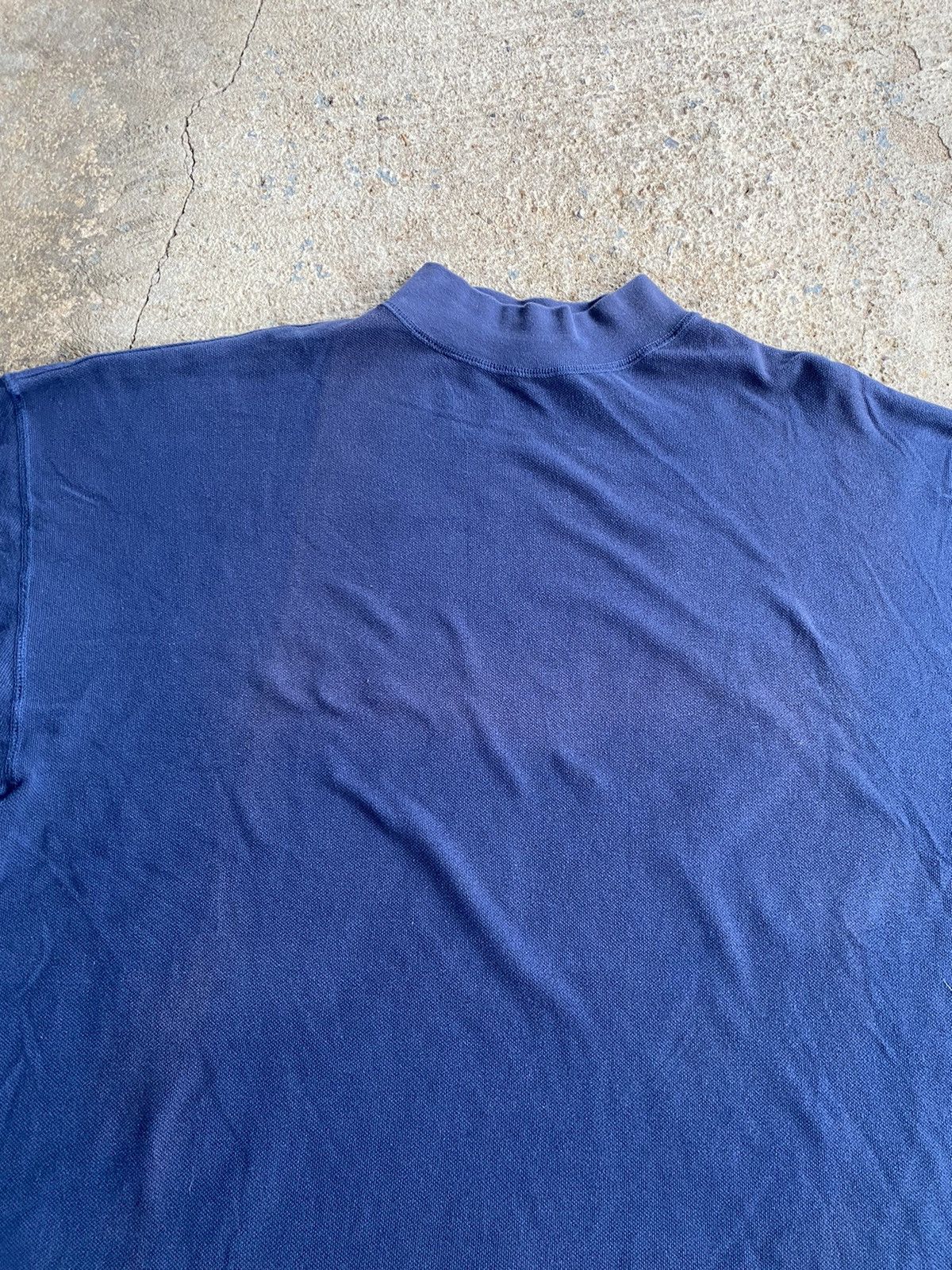 Givenchy × Vintage Vintage 90’s Givenchy Mock Neck Longsleeve Sun Faded Shirt Size US XL / EU 56 / 4 - 4 Thumbnail