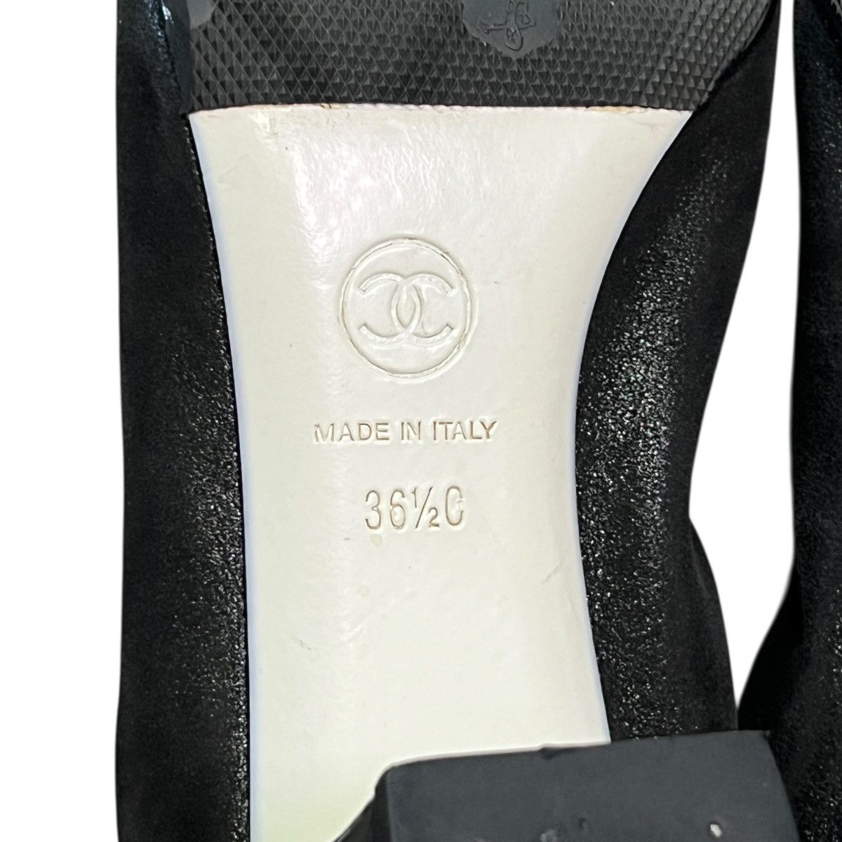 Chanel CHANEL Quilted Leather Ballet Heel Pumps Size US 6.5 / IT 36.5 - 8 Thumbnail