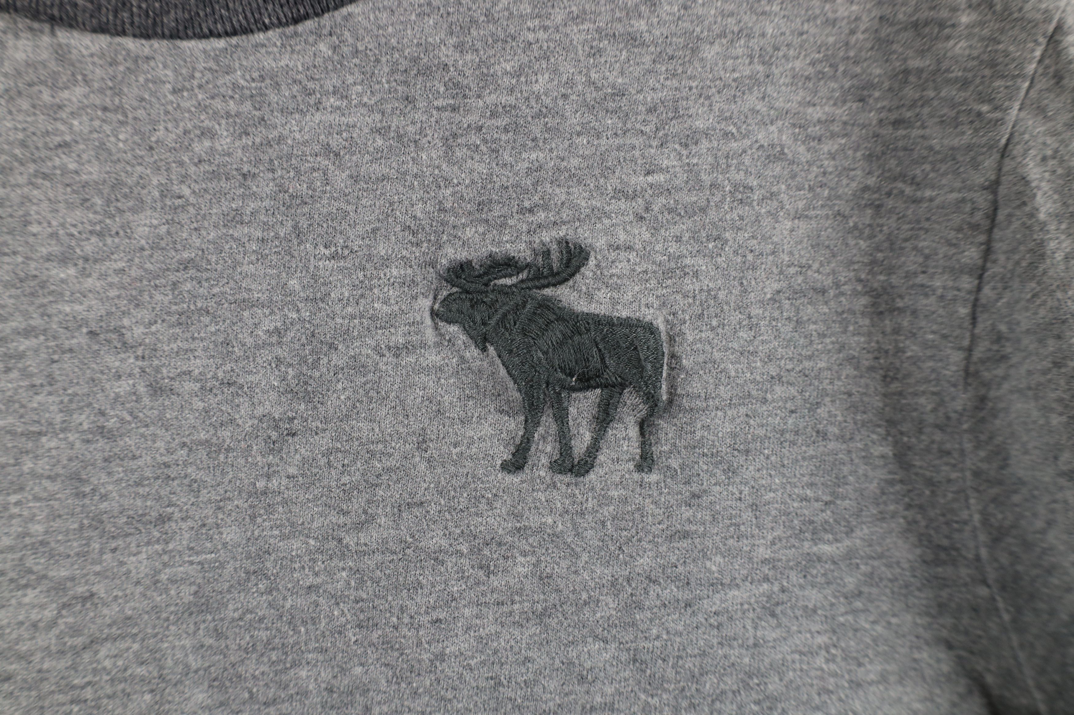 Abercrombie & Fitch × Vintage Vintage Abercrombie & Fitch Knit Long Sleeve T-Shirt Gray Size US L / EU 52-54 / 3 - 4 Thumbnail