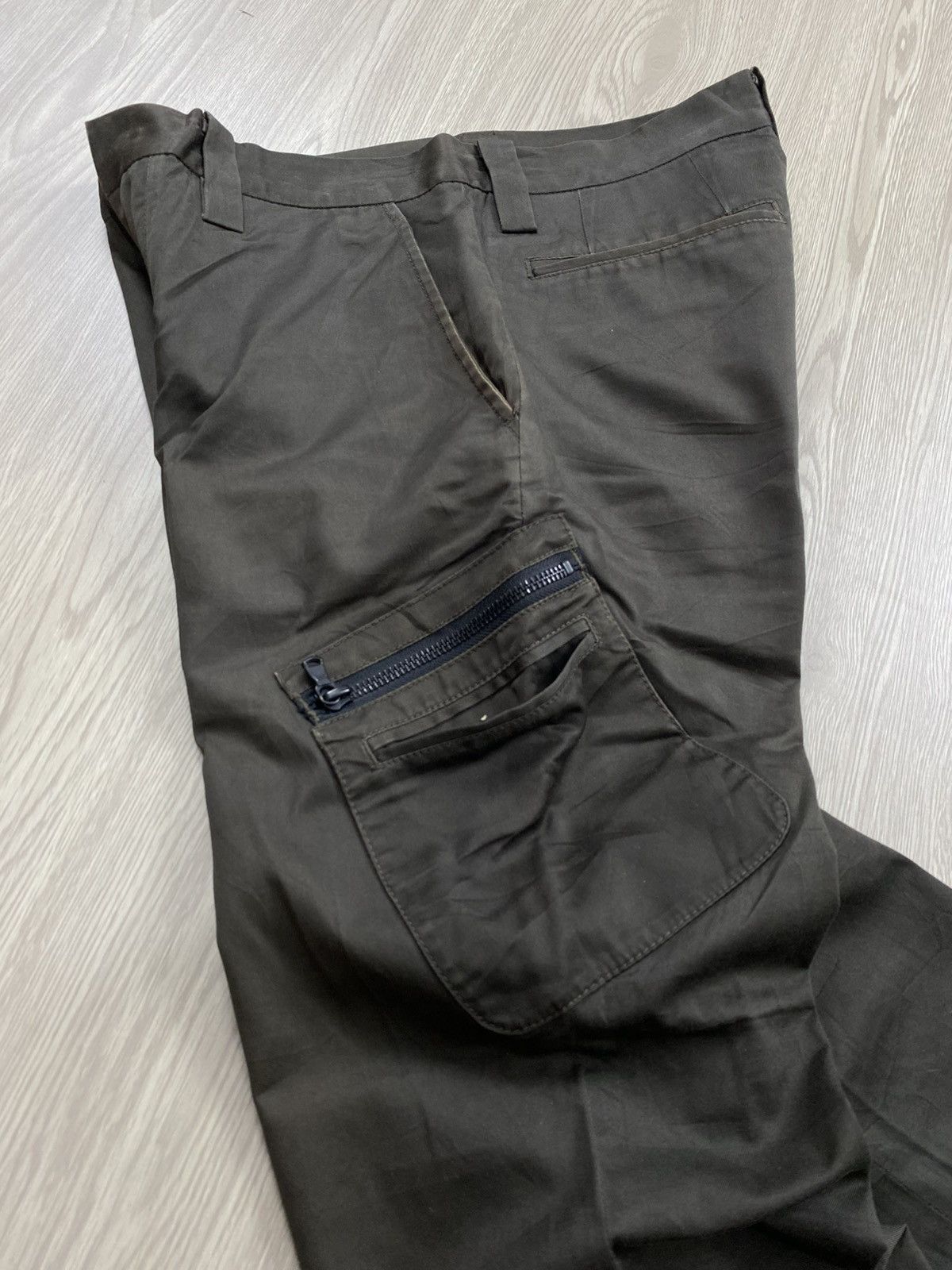 Ne-Net 2000s Nenet Issey Miyake 3D Bondage Cargo Flared Pants Y2K Size US 30 / EU 46 - 17 Thumbnail