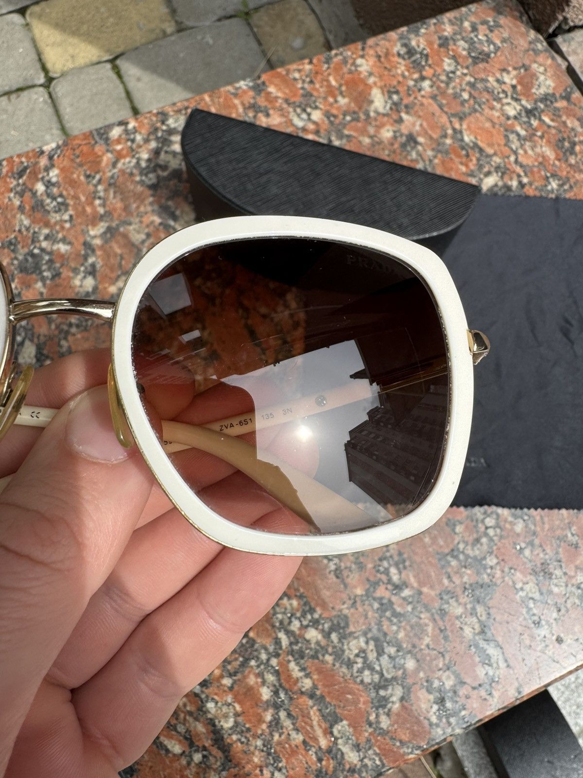 Prada Prada Sunglasses SPR 59M Designer Women’s Size ONE SIZE - 11 Thumbnail