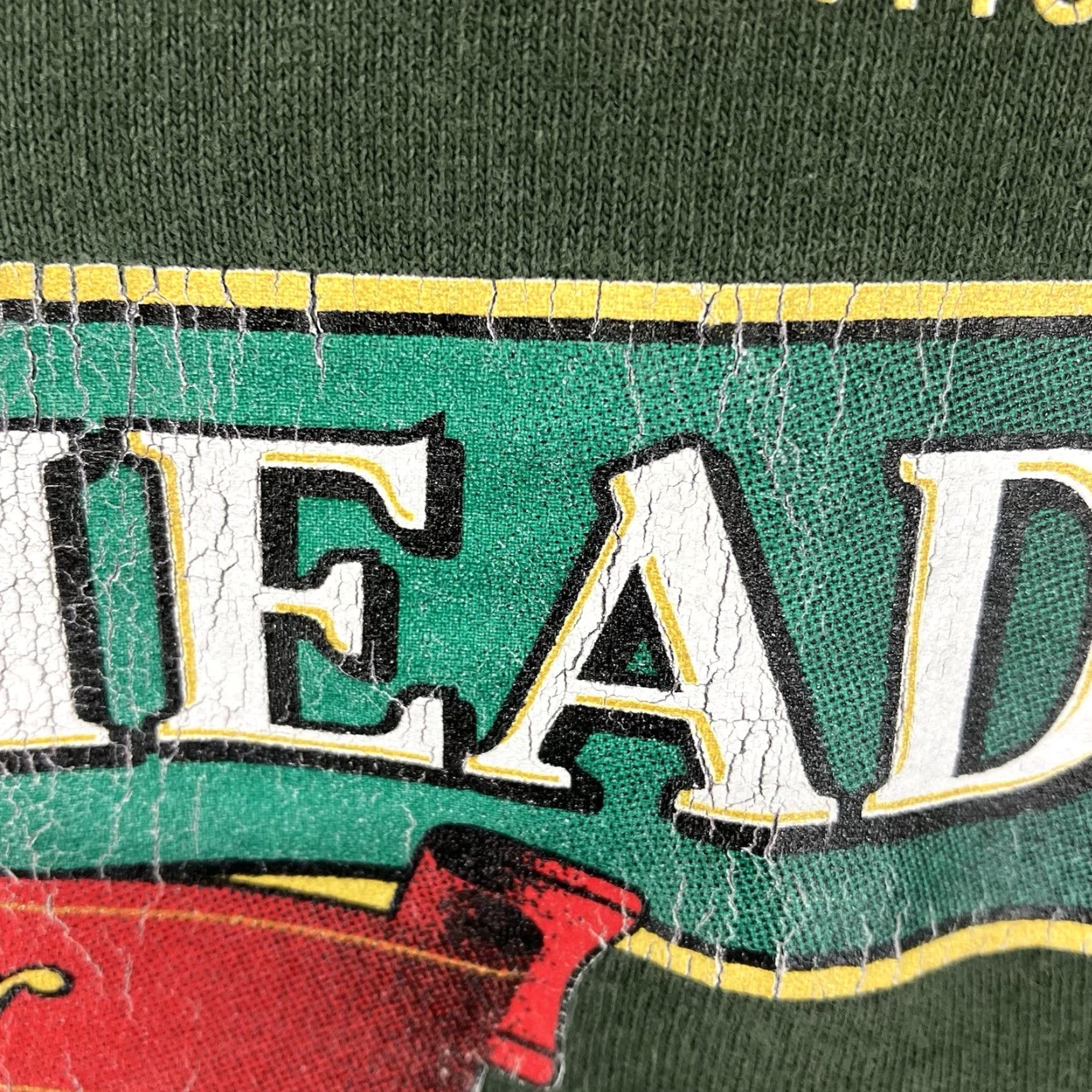 Gildan VINTAGE Moosehead Lager T Shirt Mens M Heavyweight Cotton Forrest Green Logo 90s Grunge Outdoor Adventure Time Theme Shirts Womens Mens Boys Girls Size US M / EU 48-50 / 2 - 7 Thumbnail