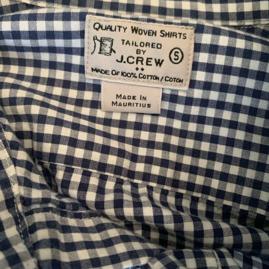 J.Crew J Crew Blue Gingham Long Sleeve Casual Shirt Size Small Size US S / EU 44-46 / 1 - 3 Thumbnail