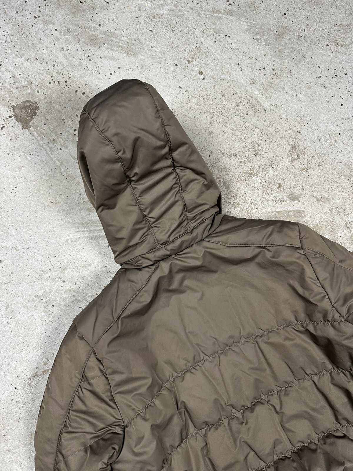 Adidas × Vintage Vintage Y2K Brown Adidas Hooded Bomber Jacket Utility Size US S / EU 44-46 / 1 - 14 Thumbnail