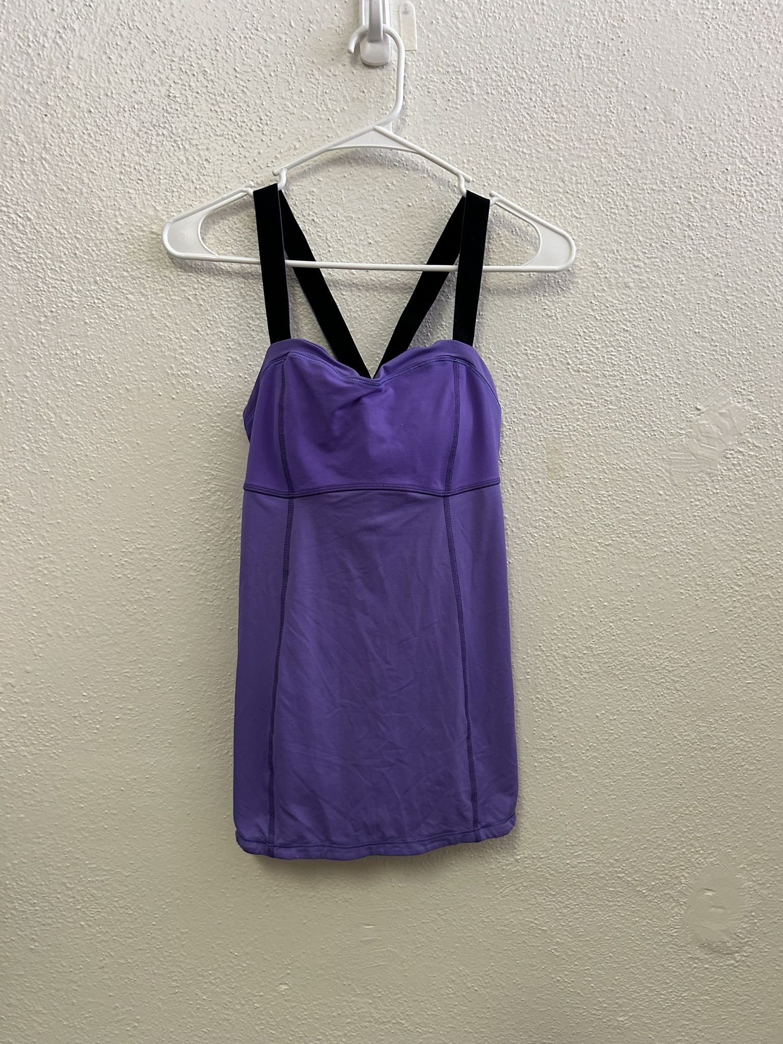 Lululemon LULULEMON YOGA PURPLE CROSS BACK PADDED TOP SIZE 6 Size M / US 6-8 / IT 42-44 - 4 Thumbnail
