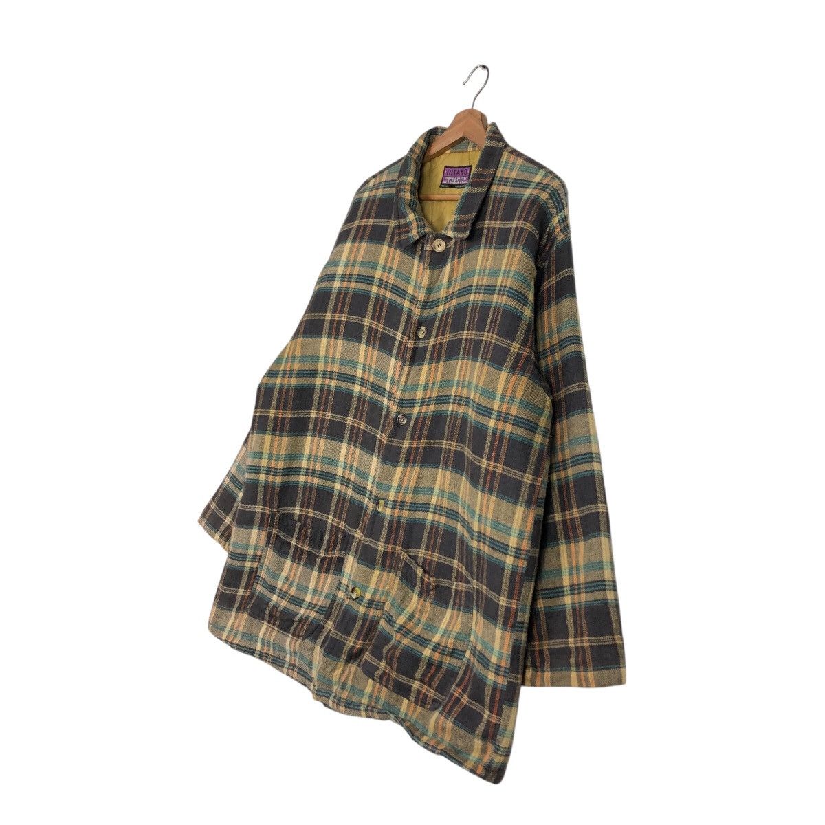 Japanese Brand × Vintage 📌Vintage Flannel Shirt Jacket Citano Tartan Issey Miyake Size US L / EU 52-54 / 3 - 3 Thumbnail