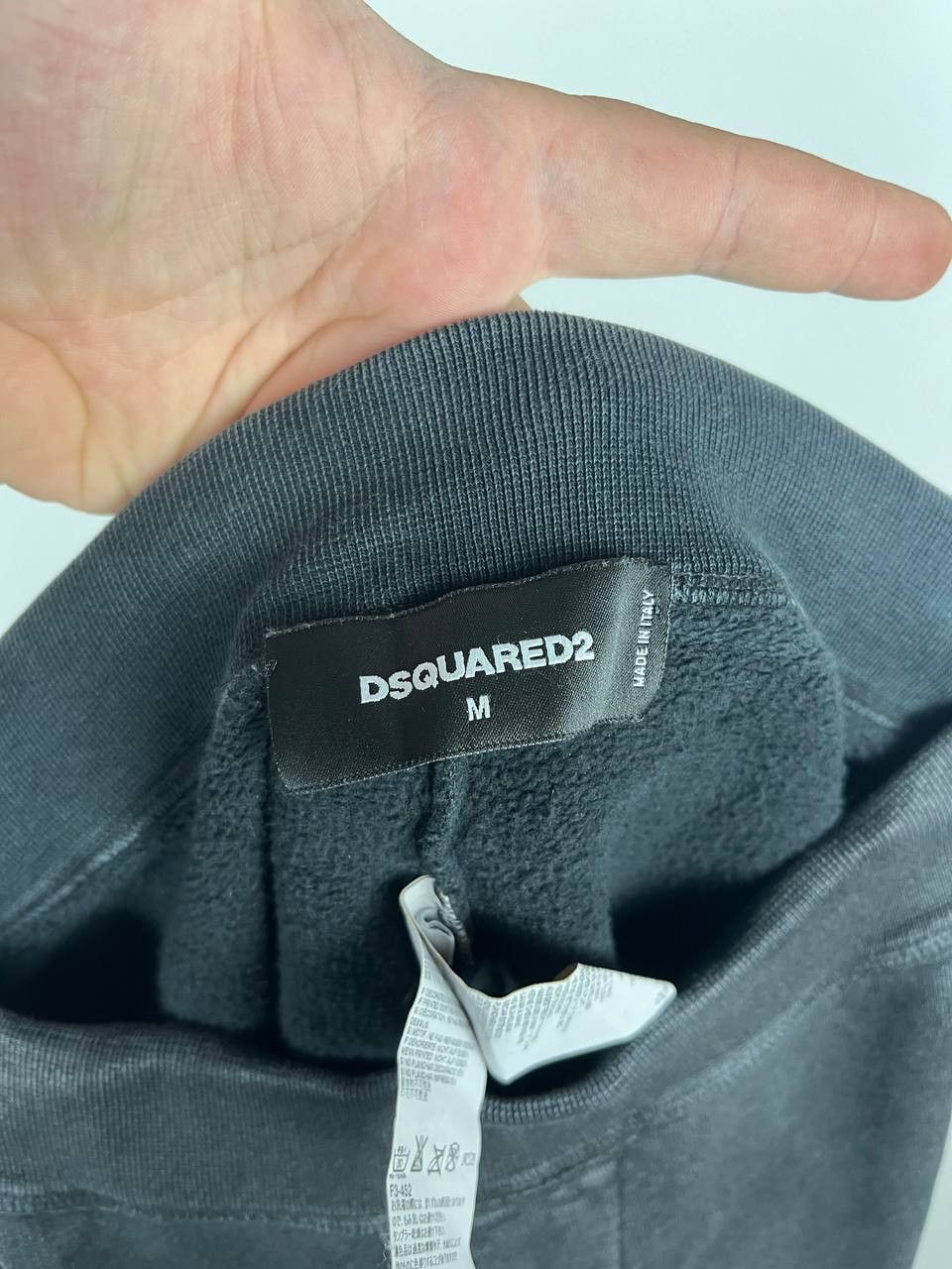 Dsquared2 DSQUARED2 Waxed Cotton Jogging Bottoms Black Size M Size US 32 / EU 48 - 7 Thumbnail