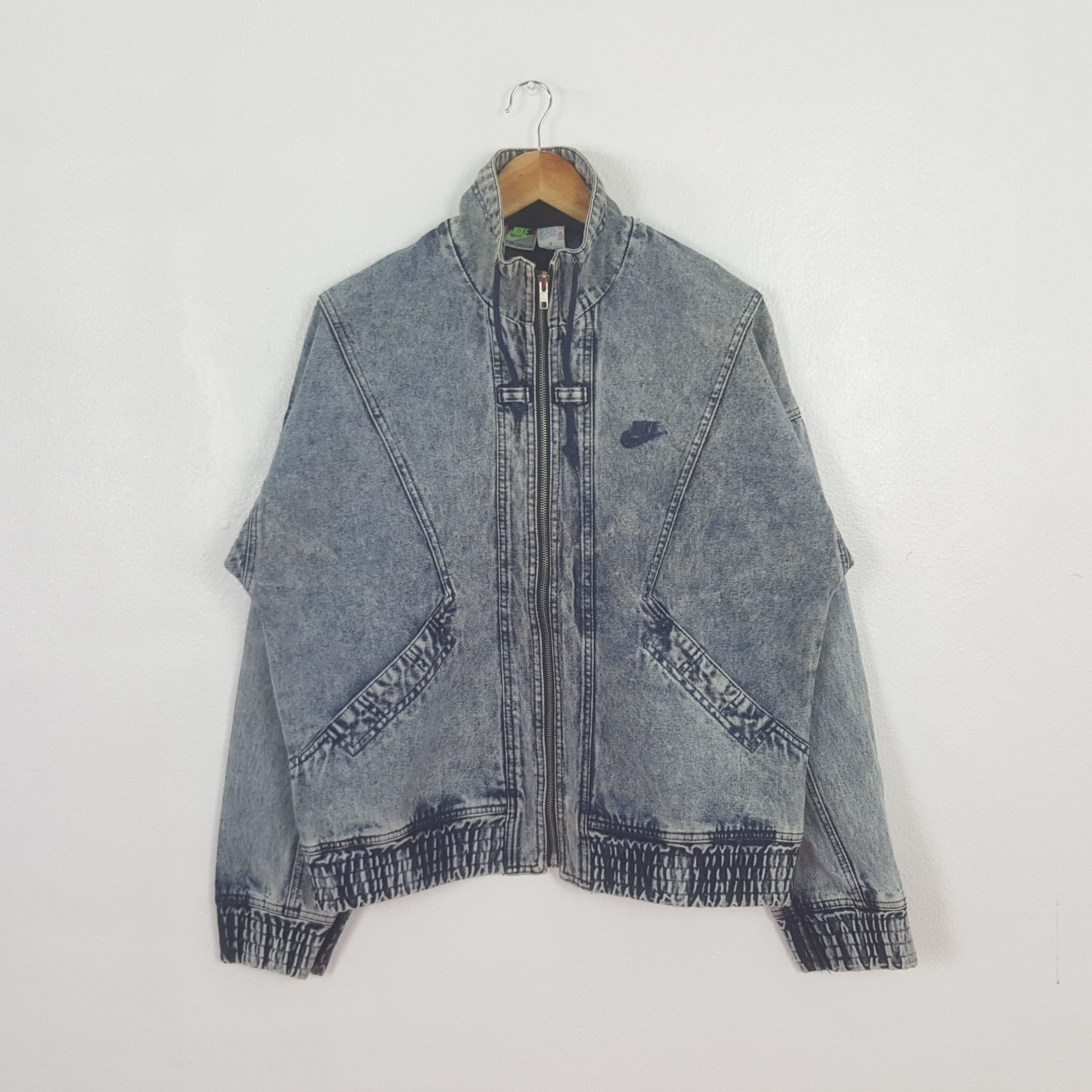 Nike Vintage Nike Challenge Court Denim Jacket C313N17 Size US L / EU 52-54 / 3 - 1 Thumbnail