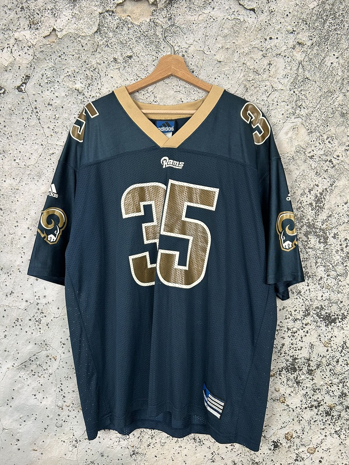 Adidas Vintage Los Angeles Rams NFL Jersey Adidas 90s Rare Sport Size US XL / EU 56 / 4 - 2 Thumbnail