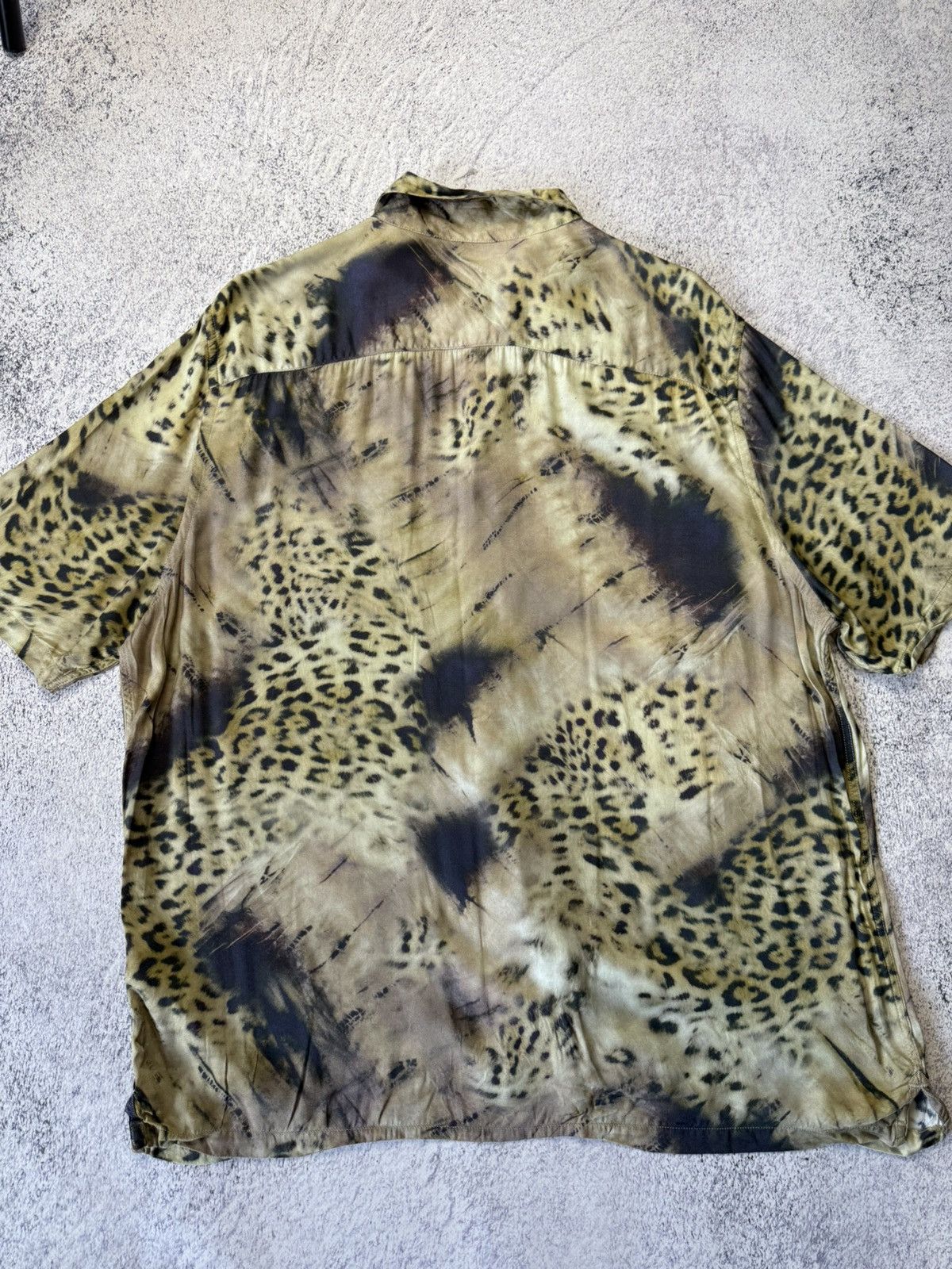 Allsaints Designer Allsaints AWA Leopard Hawaii crazy oversize shirt Size US L / EU 52-54 / 3 - 22 Thumbnail