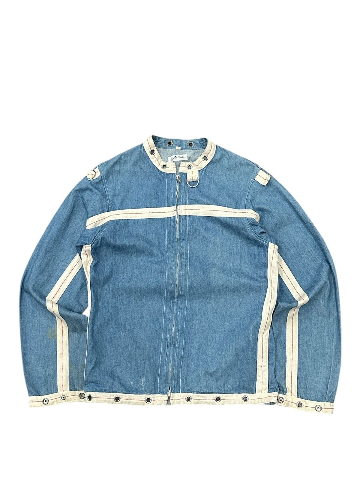Sonic Lab Sonic Lab (Needles) Nepenthes Denim Zipper Jacket Size US M / EU 48-50 / 2 - 2 Thumbnail