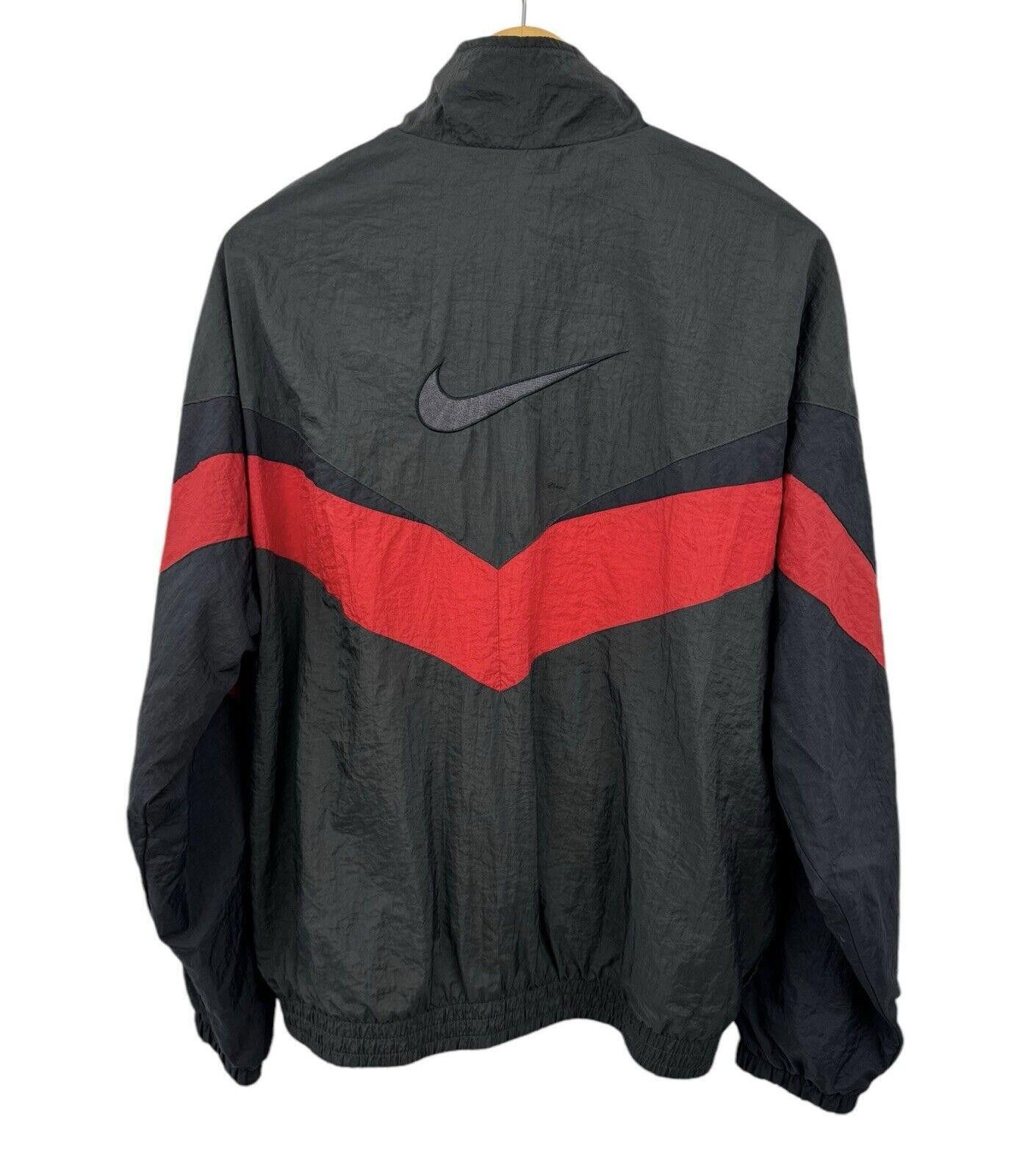 Nike Vintage Nike 90s Full Zip Windbreaker Track Jacket M Size US M / EU 48-50 / 2 - 2 Thumbnail
