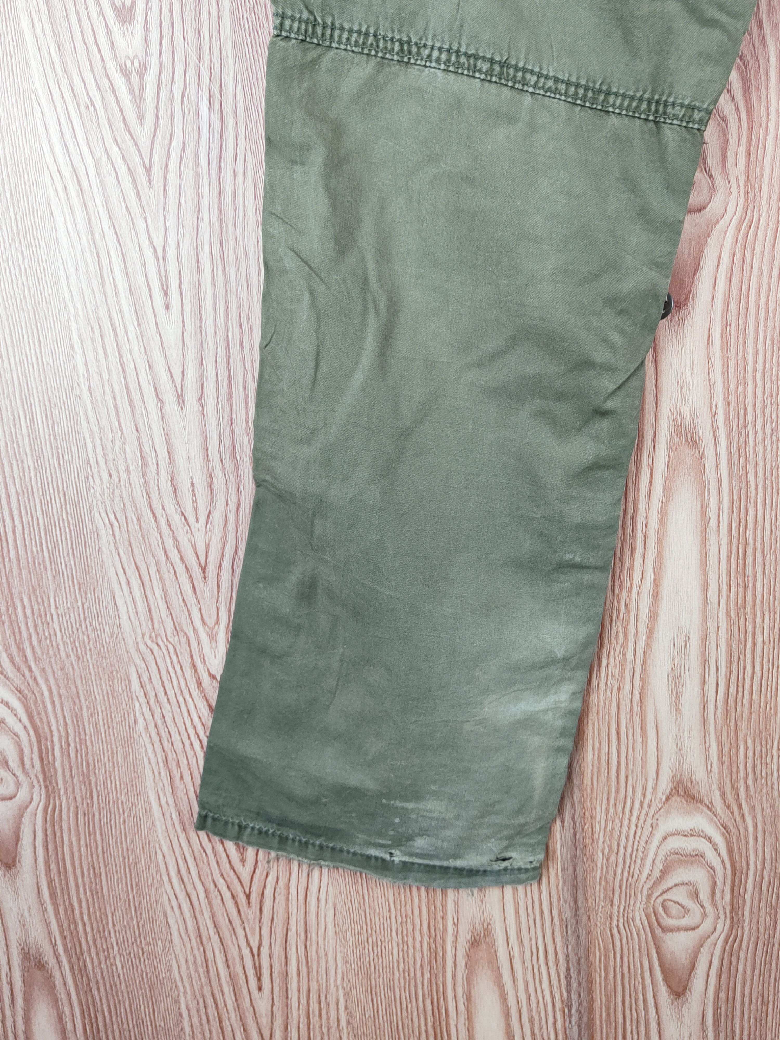 Japanese Brand Japanese Brand Green Faded Multipocket Cargo Pants #W846 Size US 32 / EU 48 - 9 Thumbnail