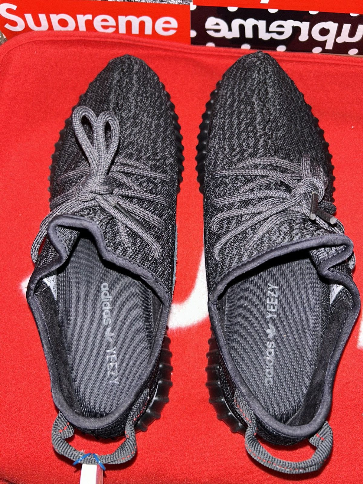 Adidas adidas Yeezy Boost 350 Pirate Black (2015) AQ2659 size 12 Size US 12 / EU 45 - 11 Thumbnail