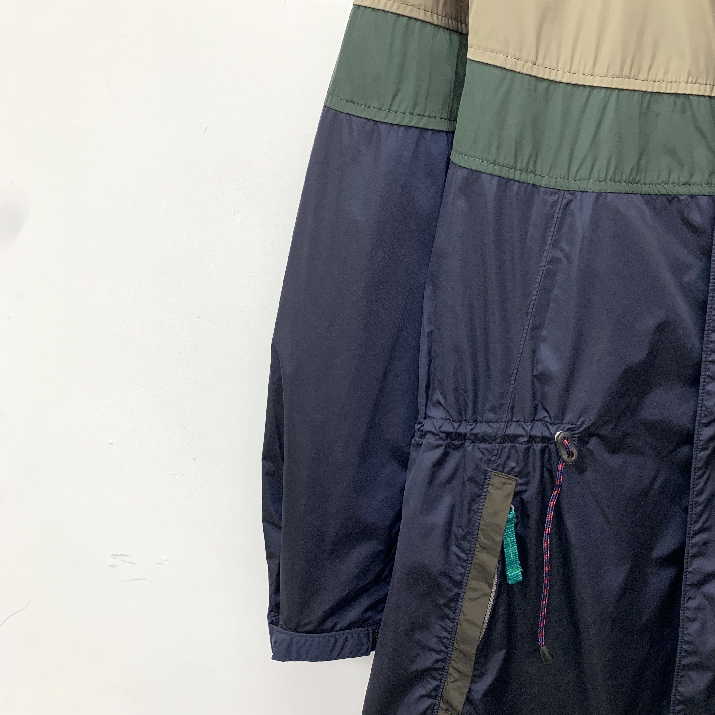 Kolor Kolor Colorblock Stripe Nylon Parka Jacket (2/M) Size US M / EU 48-50 / 2 - 4 Thumbnail