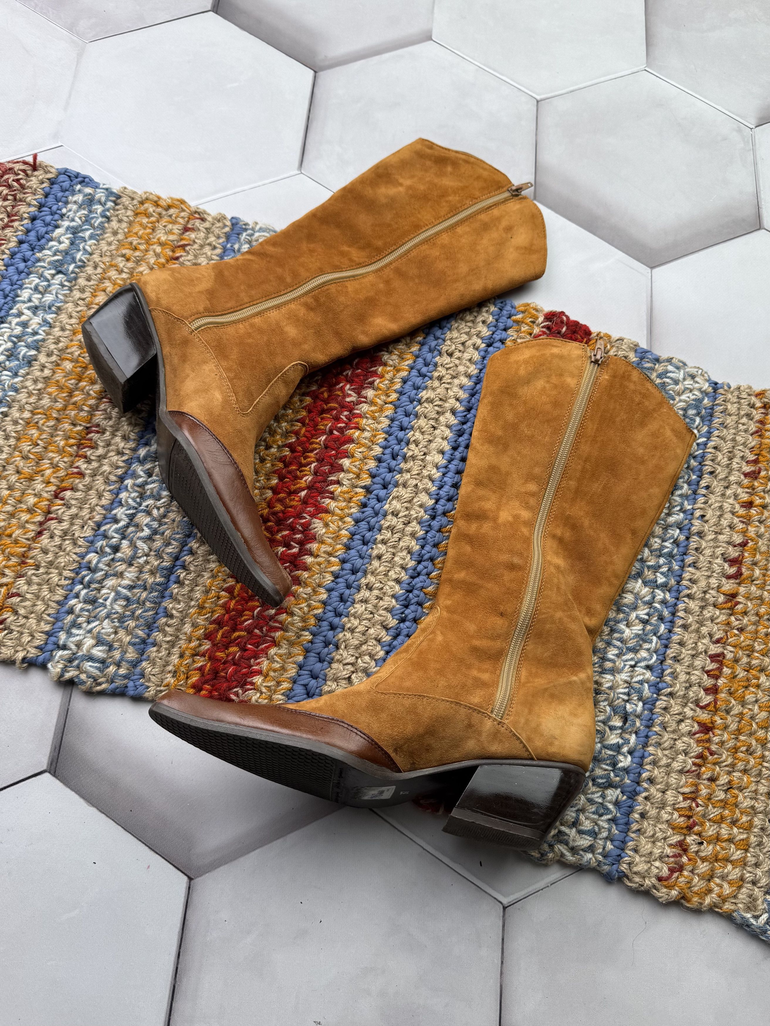 Japanese Brand Vintage Suede Boots Size US 7 / IT 37 - 4 Thumbnail