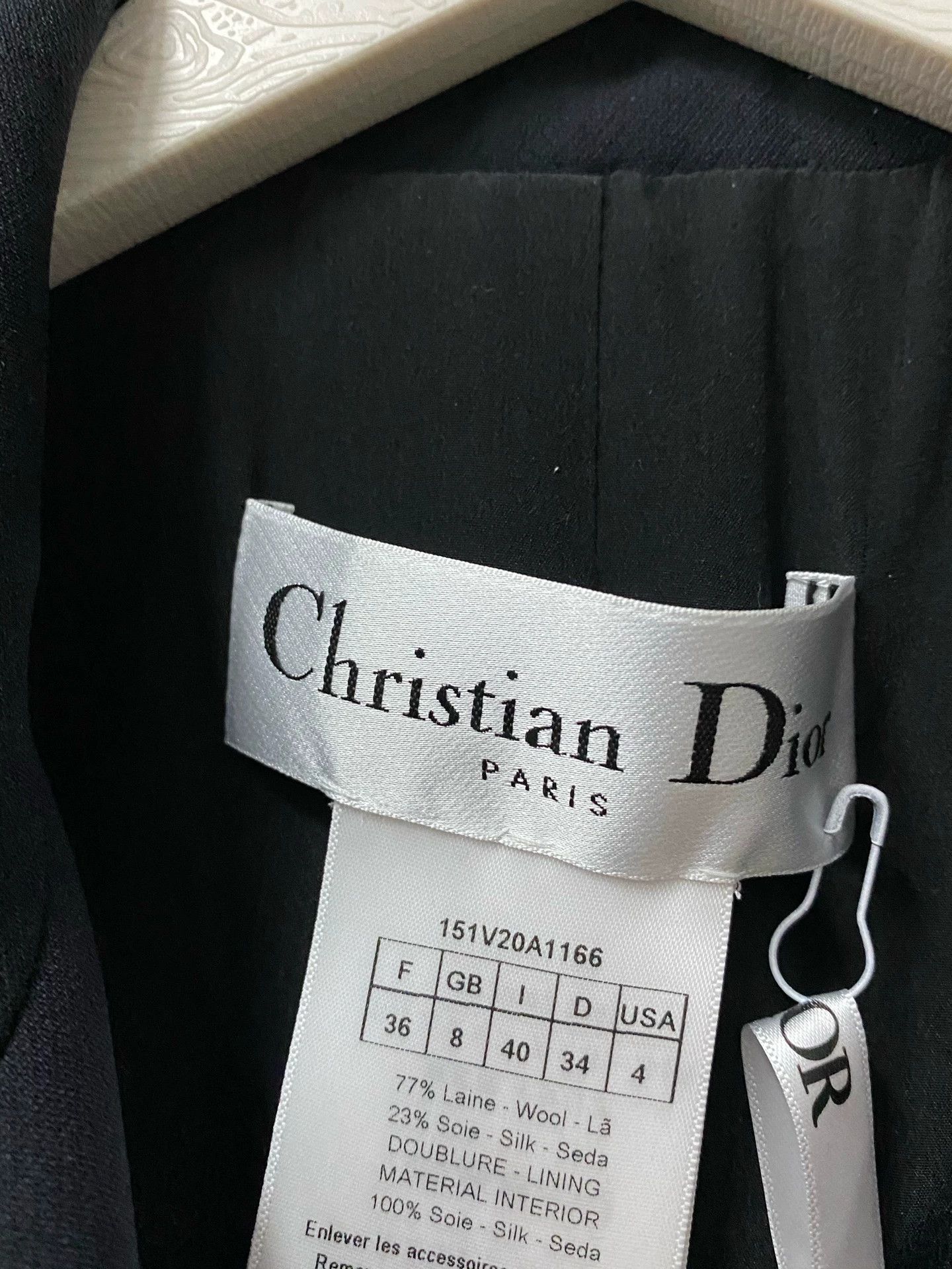 Dior Dior Double Breasted Suit Jacket 36 New Size XS / US 0-2 / IT 36-38 - 5 Thumbnail