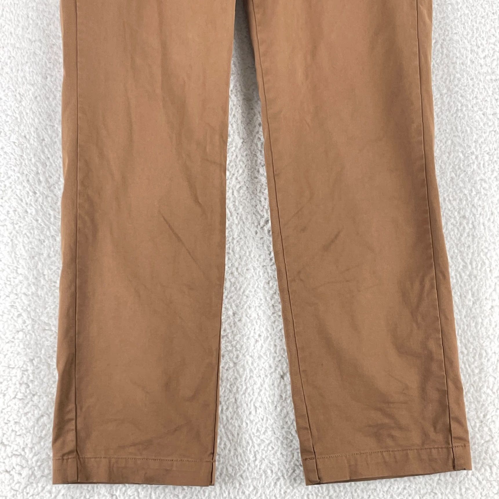 Vintage Bridge & Burn Brown Organic Cotton Chino Pants Mens Size 32R Straight Leg Casual Size US 32 / EU 48 - 3 Thumbnail
