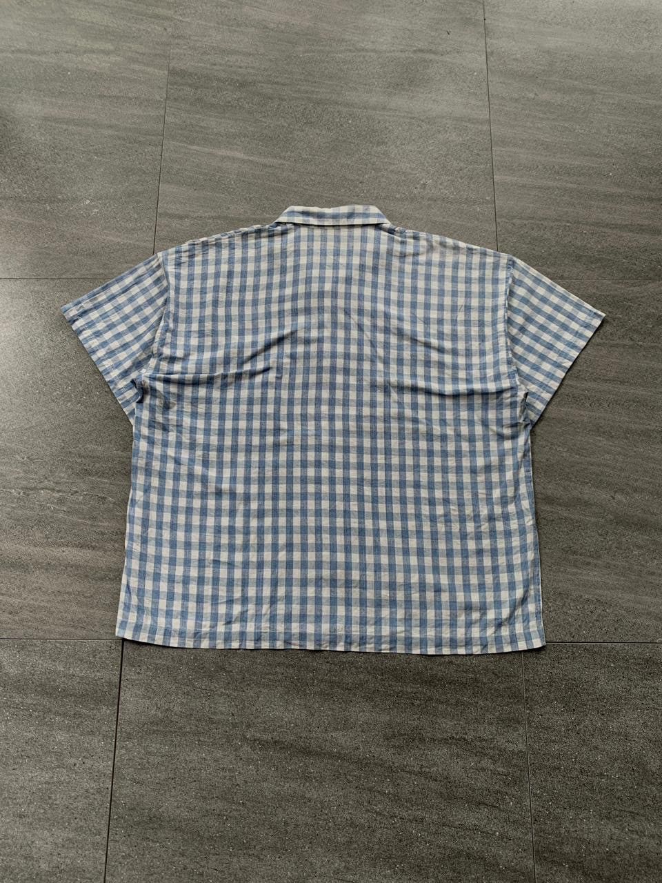 Issey Miyake FREE TAX! Gingham Check Wide Shirt Size US M / EU 48-50 / 2 - 4 Thumbnail