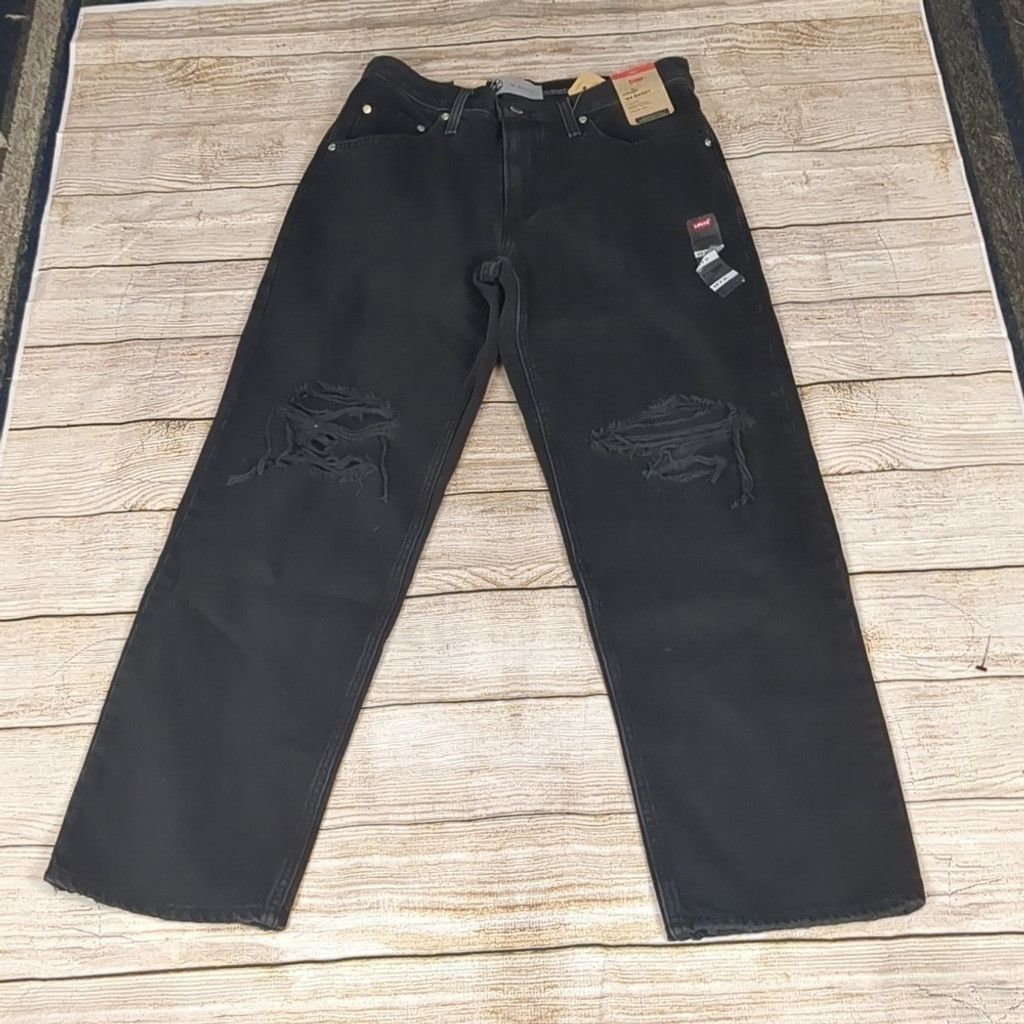 Levi's Levi's silvertab distressed 94' baggy jeans size 29x31 Size 29" - 1 Thumbnail