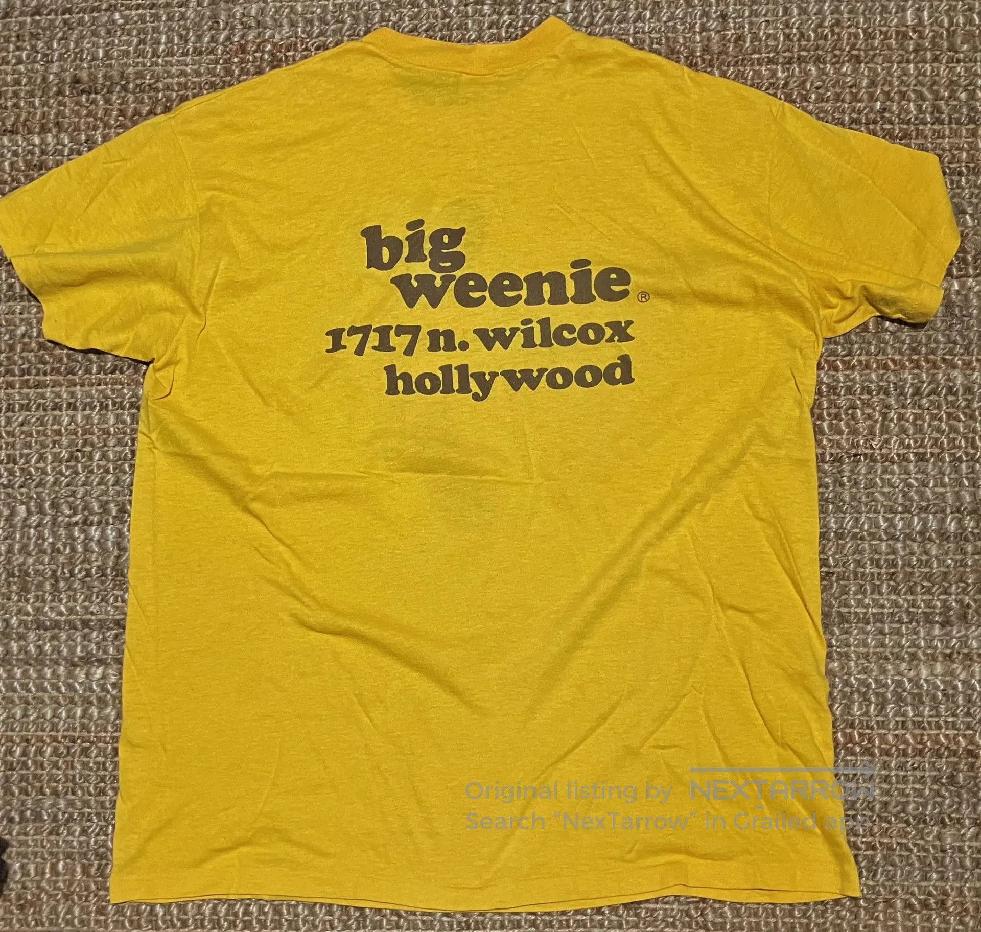 Vintage Vintage 90s Graphic Tee with Big Weenie Print. Size US M / EU 48-50 / 2 - 5 Thumbnail