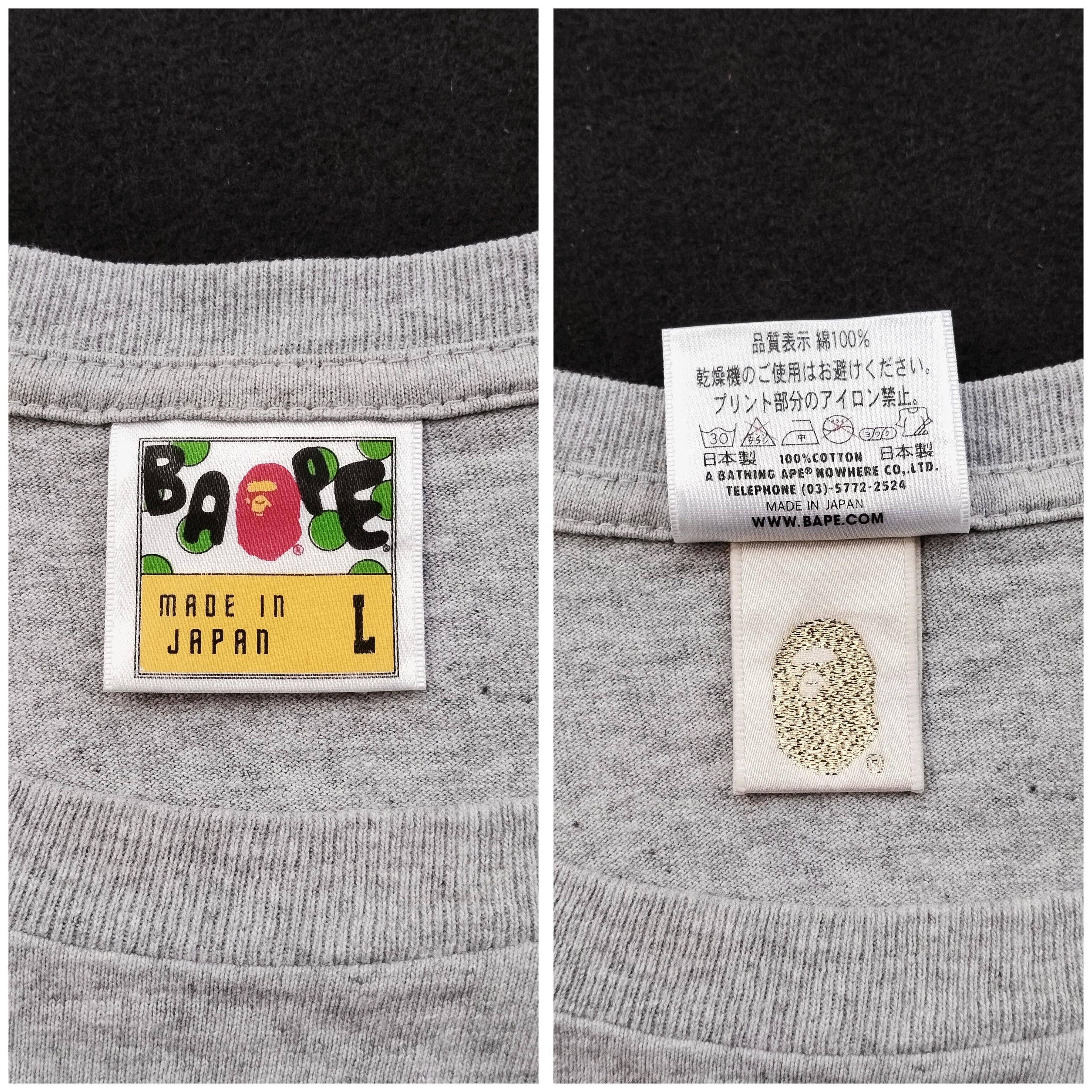 Bape Bape Inspired Mr Bean Tee Size US L / EU 52-54 / 3 - 5 Thumbnail