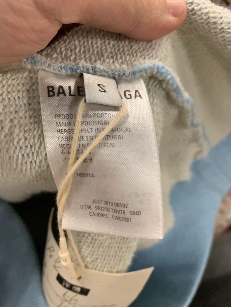 Balenciaga Balenciaga Sky Blue Buckle Sweatshirt Size US S / EU 44-46 / 1 - 3 Thumbnail
