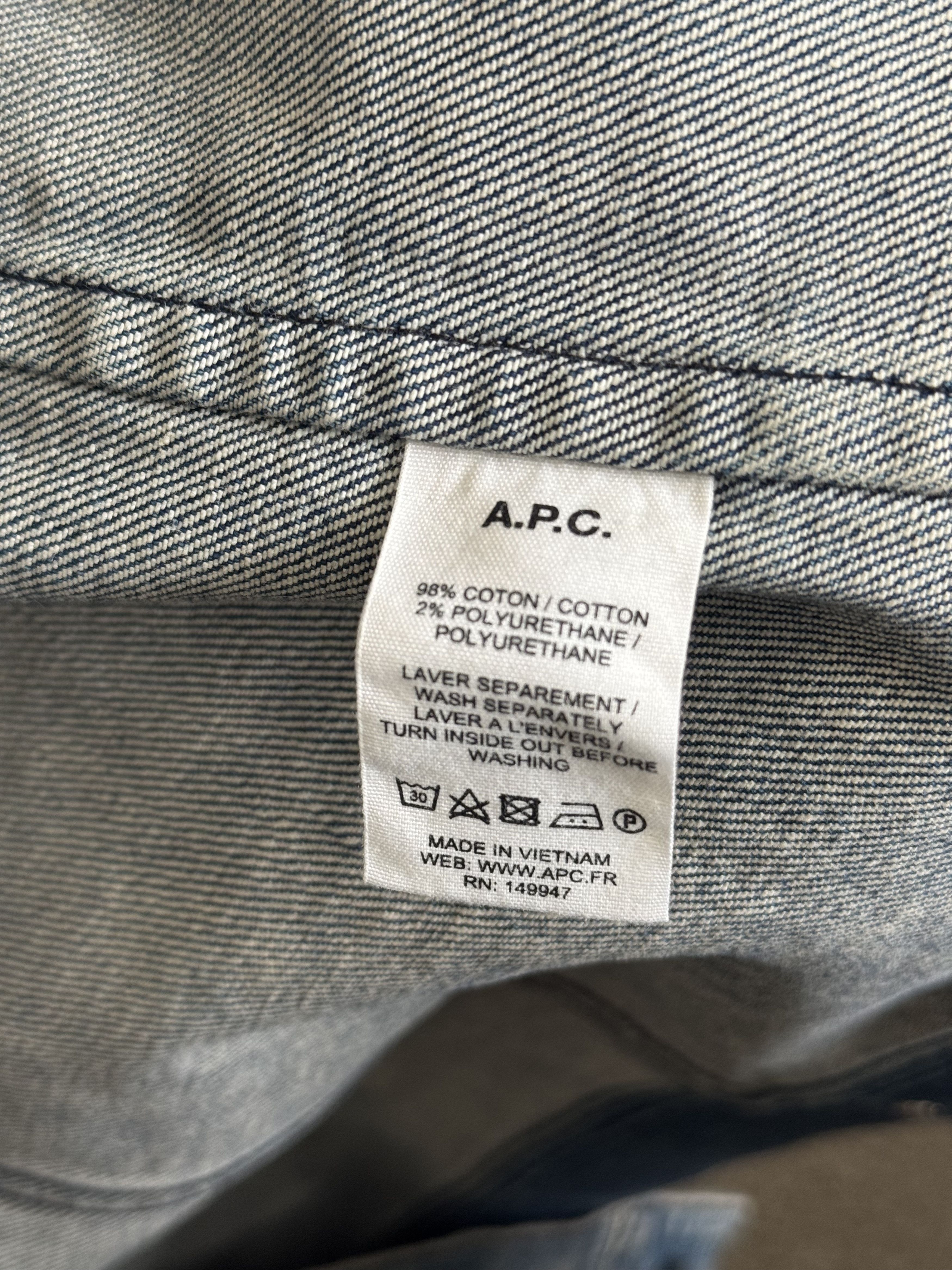 A.P.C. APC Denim Jacket Size US M / EU 48-50 / 2 - 4 Thumbnail