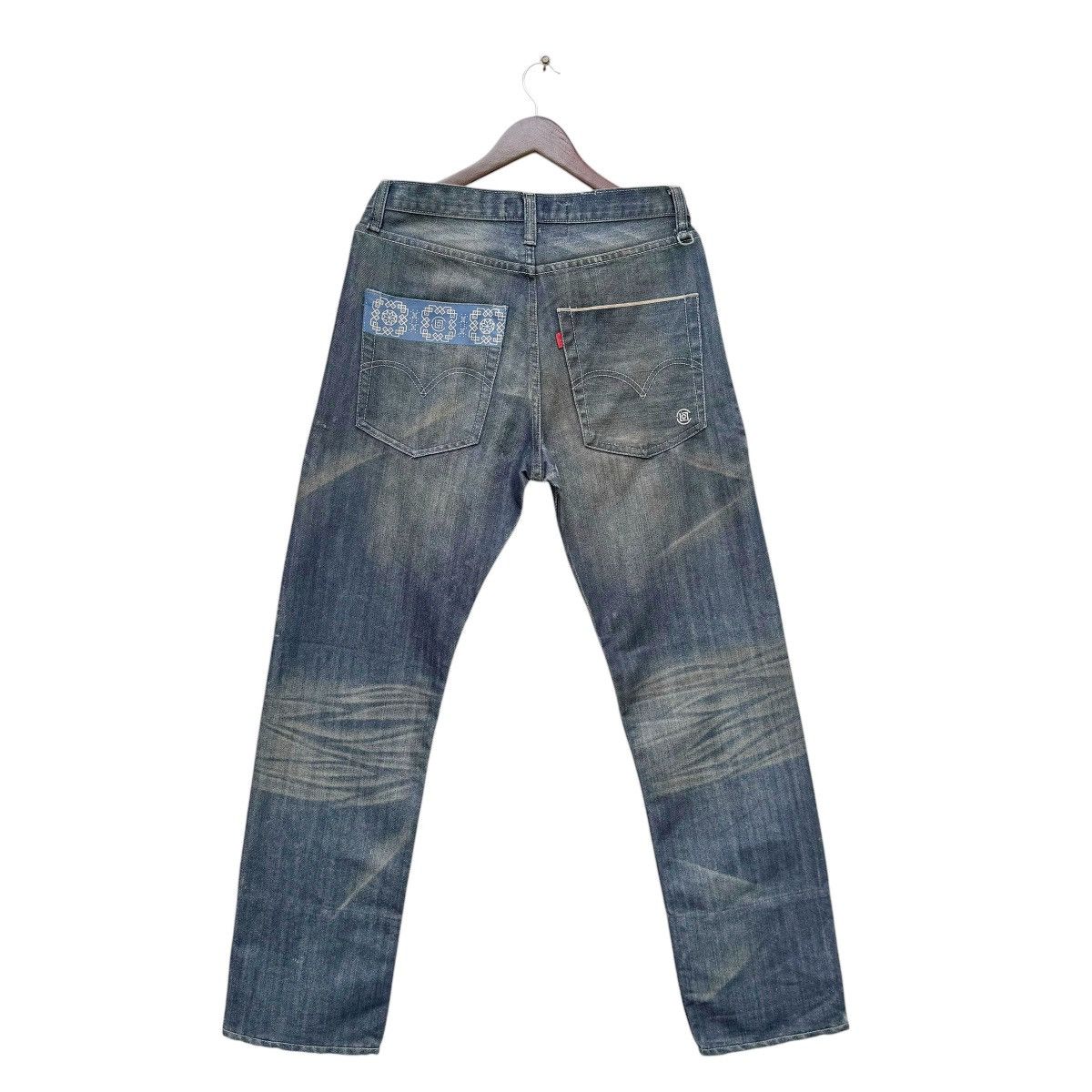 CLOT × Levi's Rare Selvedge Levis Clot Kazuki Jeans Size US 34 / EU 50 - 4 Thumbnail