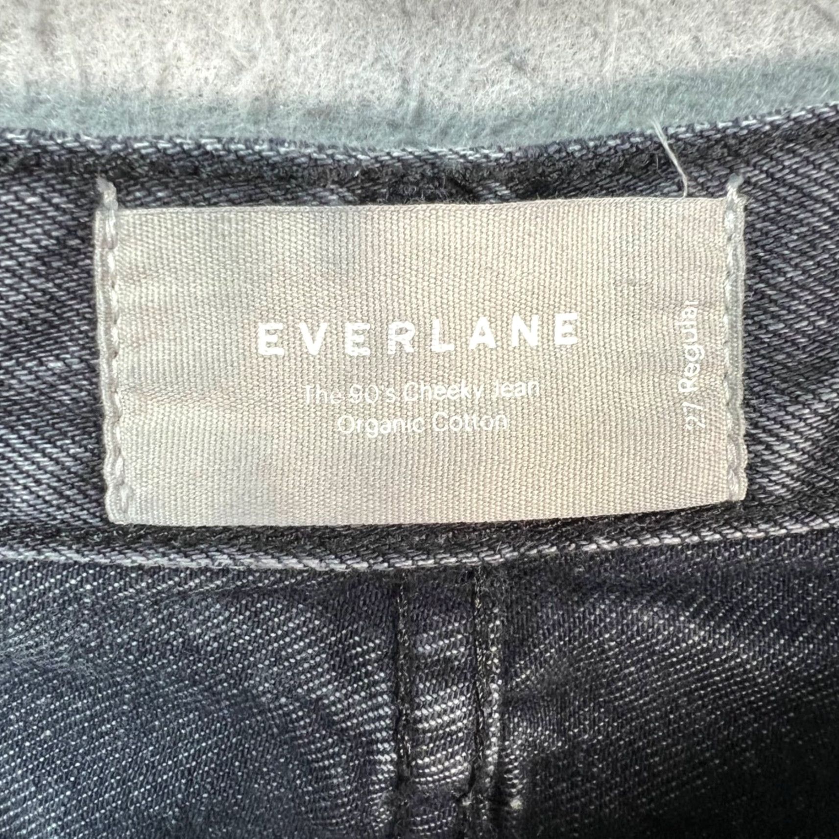 Everlane Everlane 90s Jeans Womens Size 27 Regular Organic Cotton Straight-Leg Denim Gray 5-Pocket 28in Inseam Button Rise High Vintage No Women Size 27" / US 4 / IT 40 - 3 Thumbnail