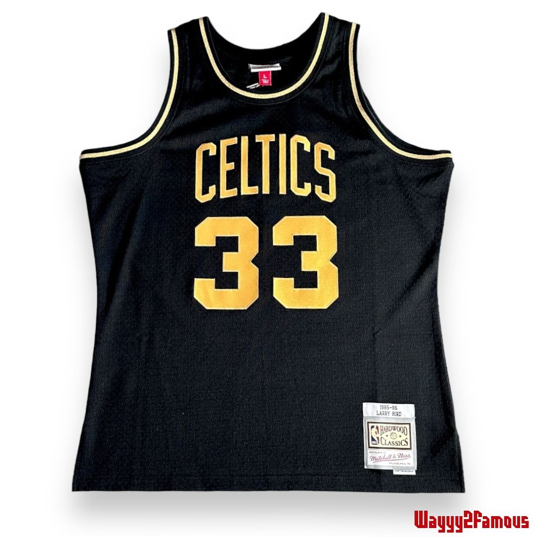 Mitchell & Ness × NBA "Legend Larry" Gold Larry Bird Jersey *NWT* Size US L / EU 52-54 / 3 - 1 Thumbnail