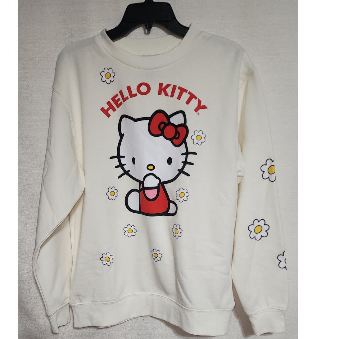 Other hello kitty and flower sweatshirt women medium Size M / US 6-8 / IT 42-44 - 2 Thumbnail