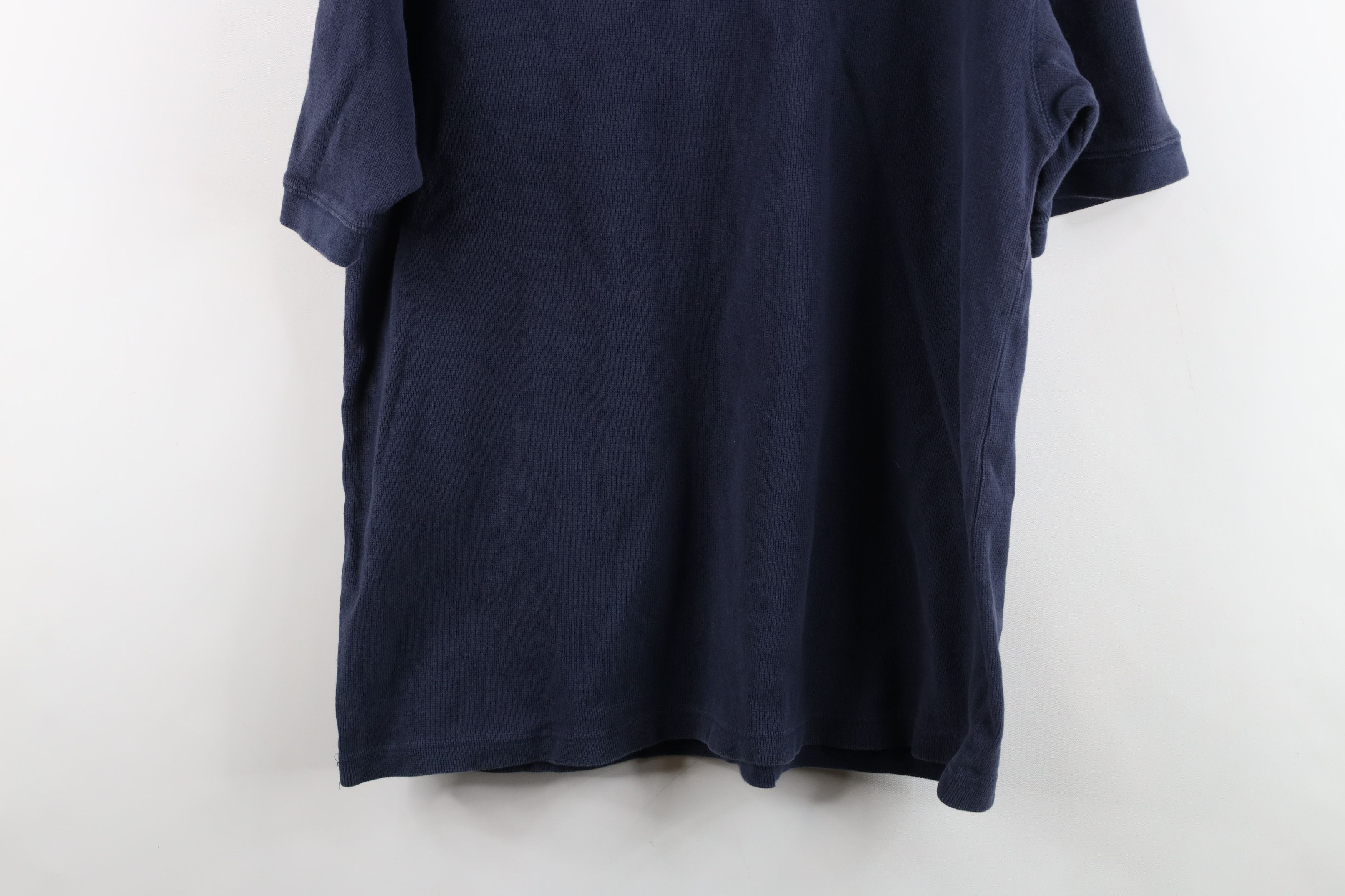 Vintage Vintage 90s Streetwear Waffle Knit Henley T-Shirt USA Size US L / EU 52-54 / 3 - 10 Thumbnail