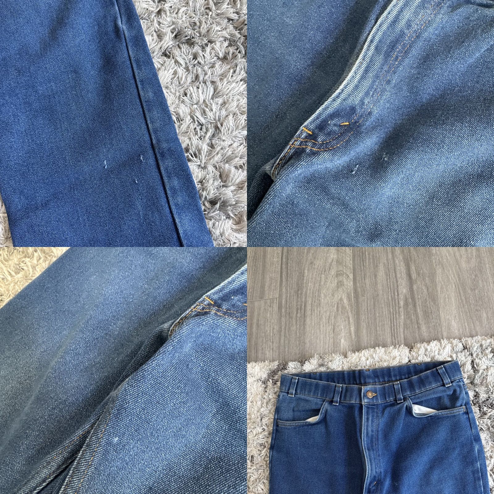 Levi's VINTAGE Levi's Jeans With A Skosh More Room Men’s Size 38x29 Denim Blue USA Straight Jeans Mens US Made In USA Regular 38 29 Distressed? Size US 38 / EU 54 - 8 Thumbnail