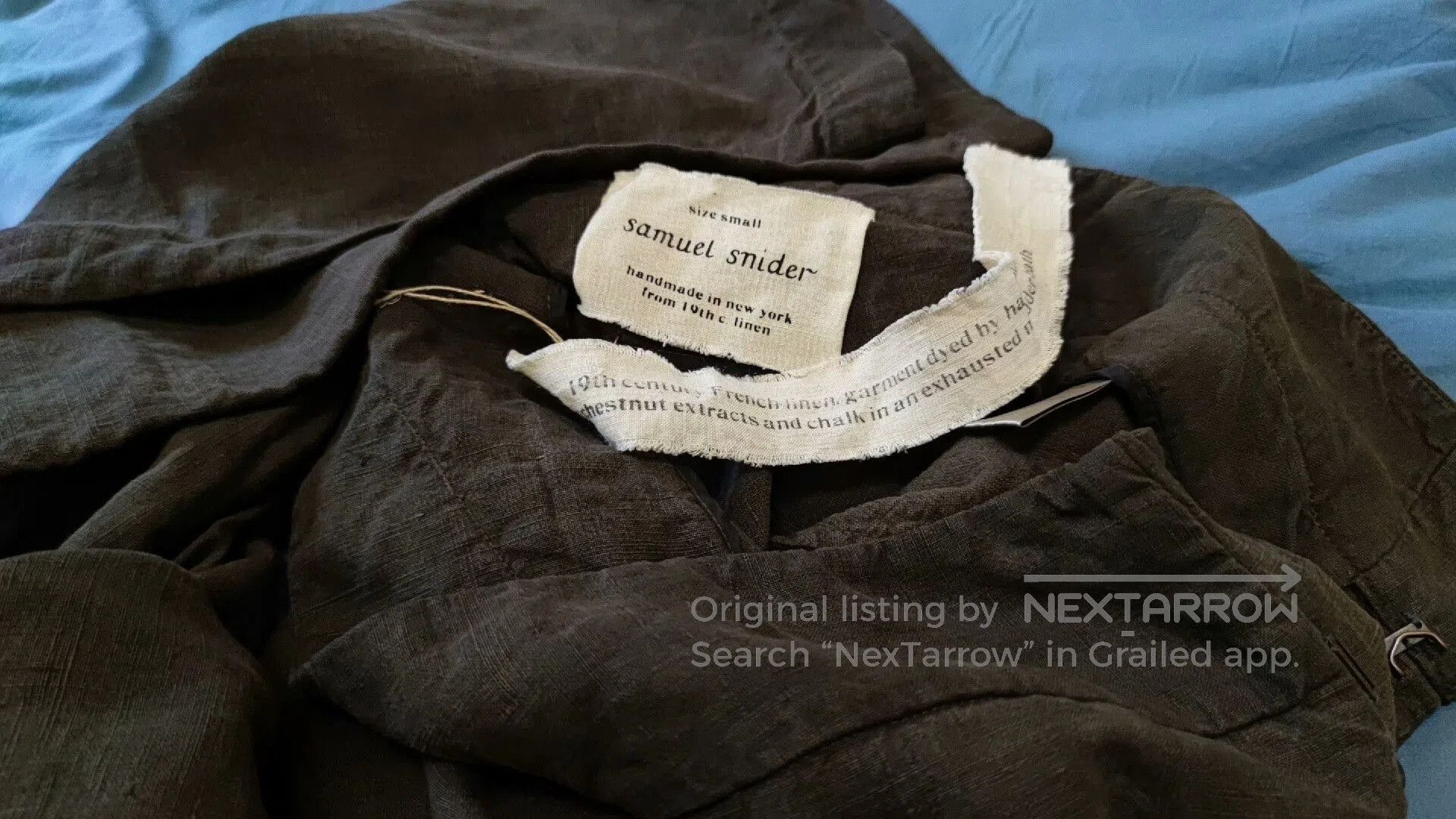 Other Antique Linen Artisan Pants by Samuel Snider. Size US 32 / EU 48 - 4 Thumbnail