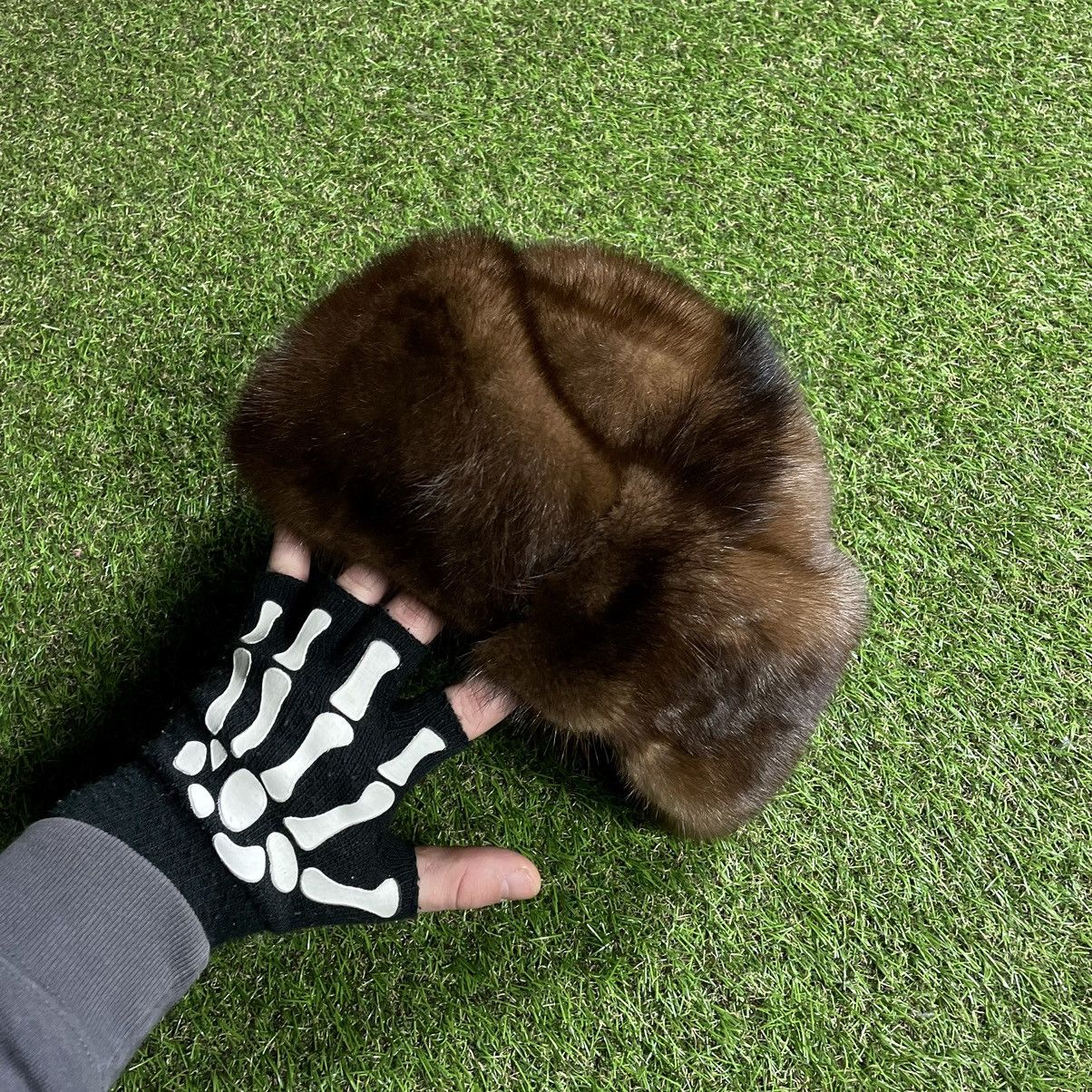 Vintage Vintage Y2K Fuzzy Beanie Mohair Alt Ushanka Grunge Baggy OS Size ONE SIZE - 1 Thumbnail