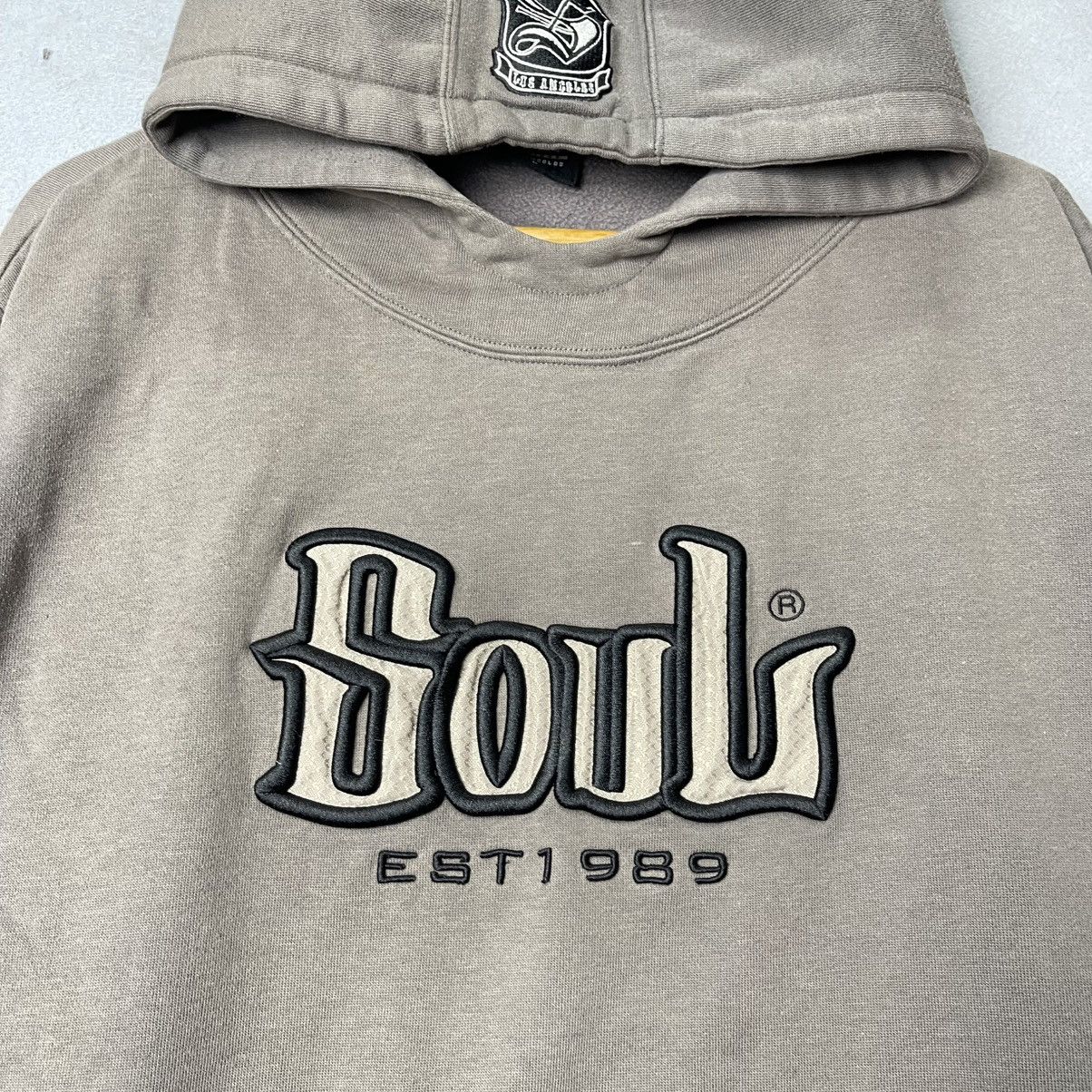Japanese Brand Vintage Soul Los Angeles Pullover Hoodie Japan Size US L / EU 52-54 / 3 - 3 Thumbnail