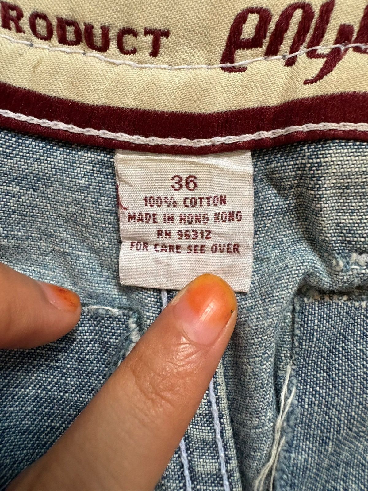 Enyce × Japanese Brand Vintage Japanese Brand Mud Wash Distress Rip Wide Leg Jean Size US 36 / EU 52 - 10 Thumbnail