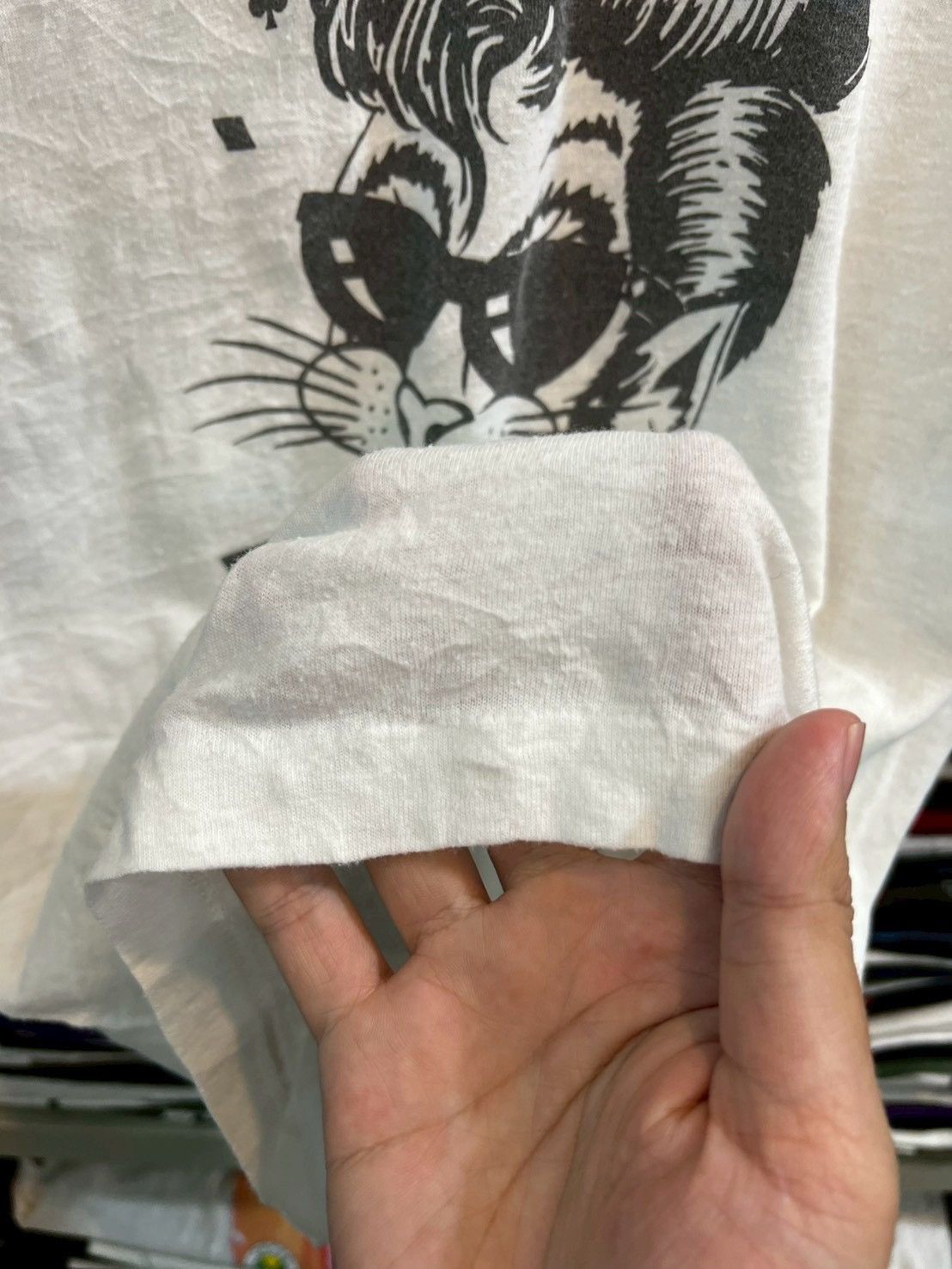 Band Tees Stray cats 80’s Size US M / EU 48-50 / 2 - 4 Thumbnail