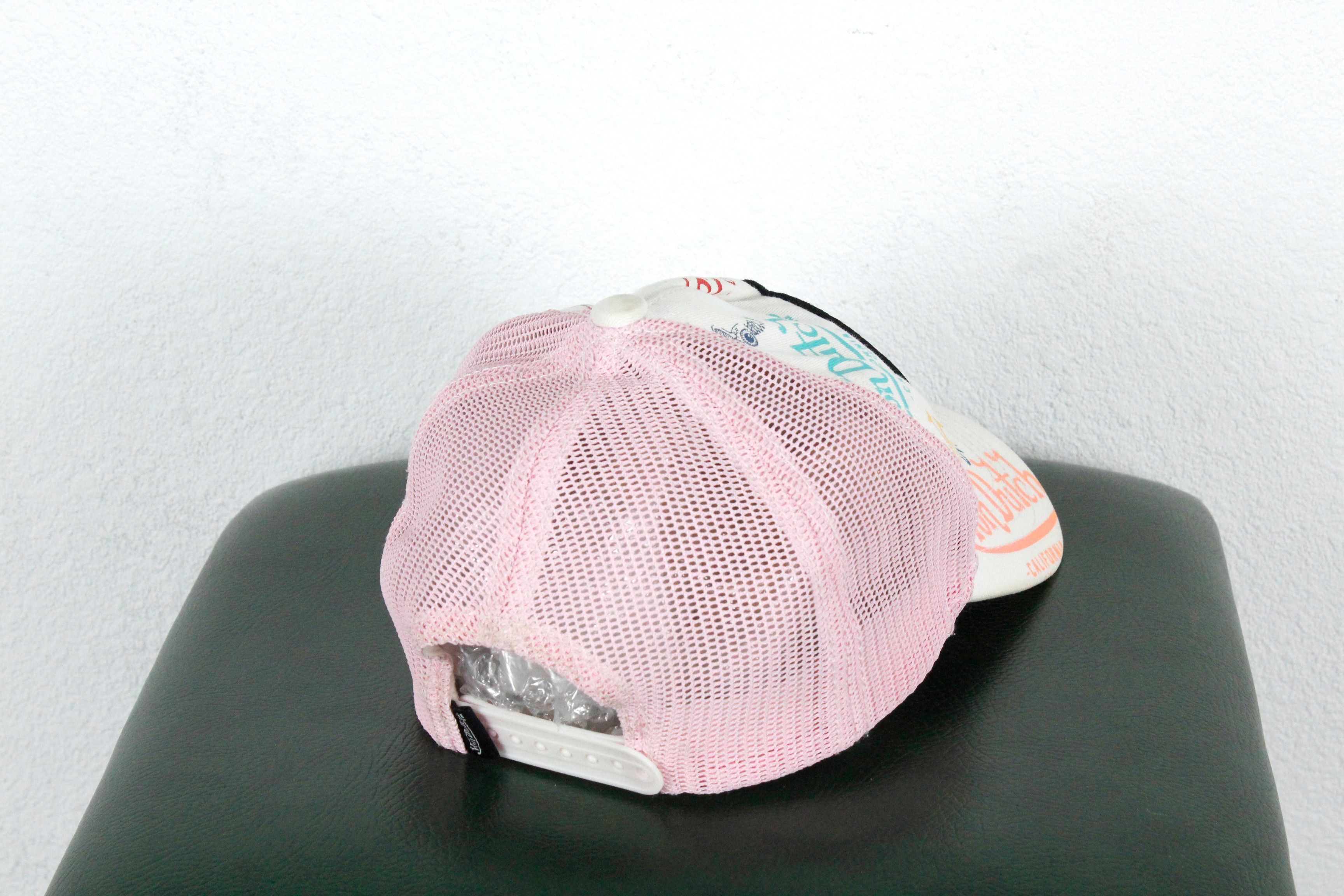 Von Dutch Von Dutch Logo Pink Y2K Trucker Cap Hat 00s Size ONE SIZE - 3 Thumbnail