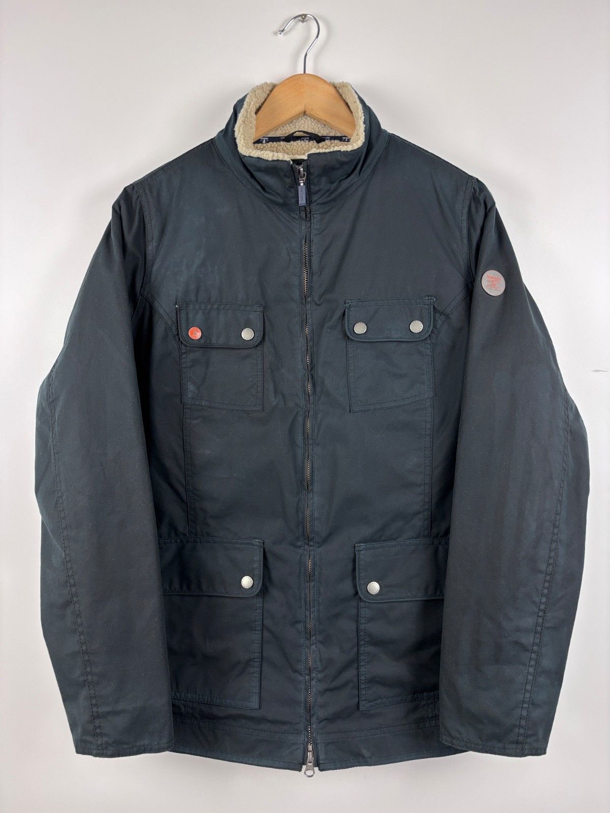 Barbour Barbour Howman Wax Jacket Blue Size EU 42 / UK 16 / US 12 Size XL / US 12-14 / IT 48-50 - 1 Thumbnail