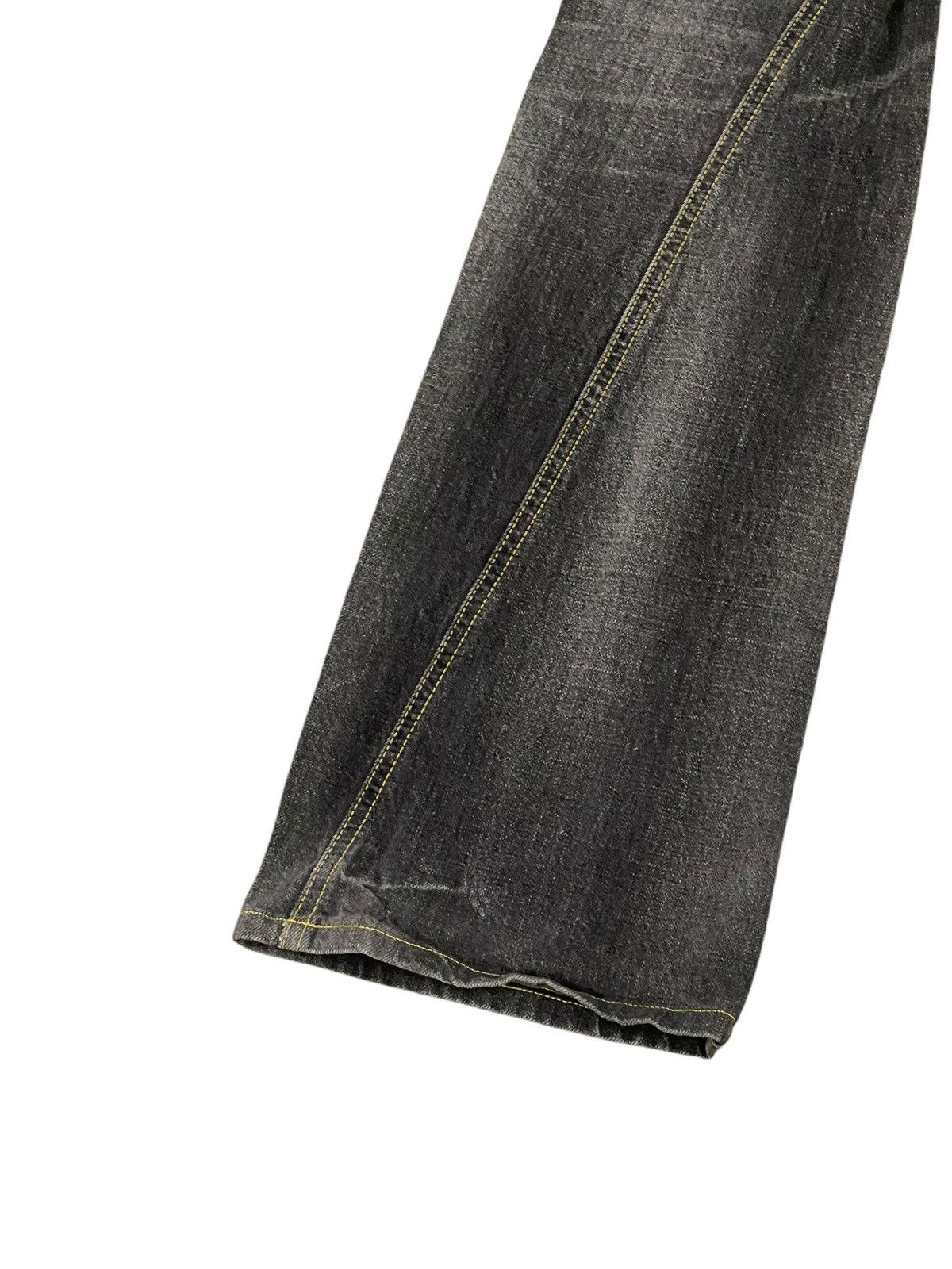 Japanese Brand Flare Jeans Lee Japan Faded Distress Boot Cut 8🟦9 Size US 30 / EU 46 - 14 Thumbnail