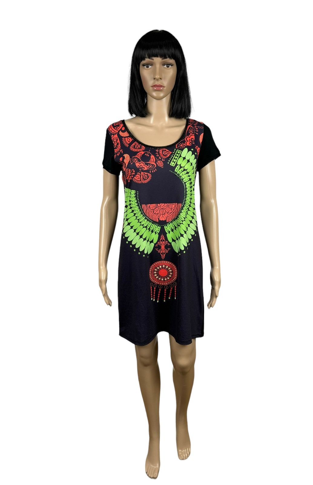 Custo Barcelona Custo Barcelona Tee Dress Viscose Printed size 2 Size M / US 6-8 / IT 42-44 - 2 Thumbnail